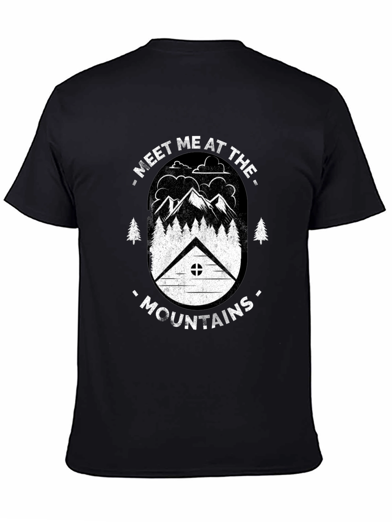 Camiseta Negra Meet Me At The Mountains