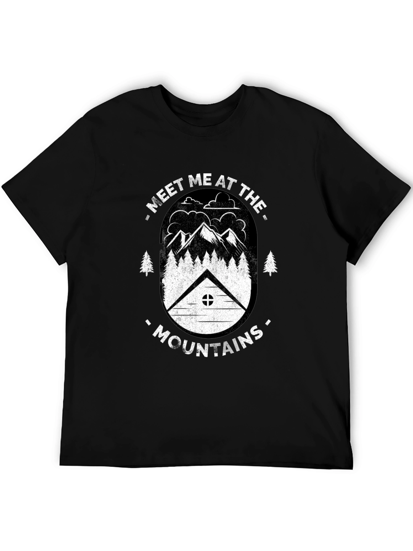 Camiseta Negra Meet Me At The Mountains