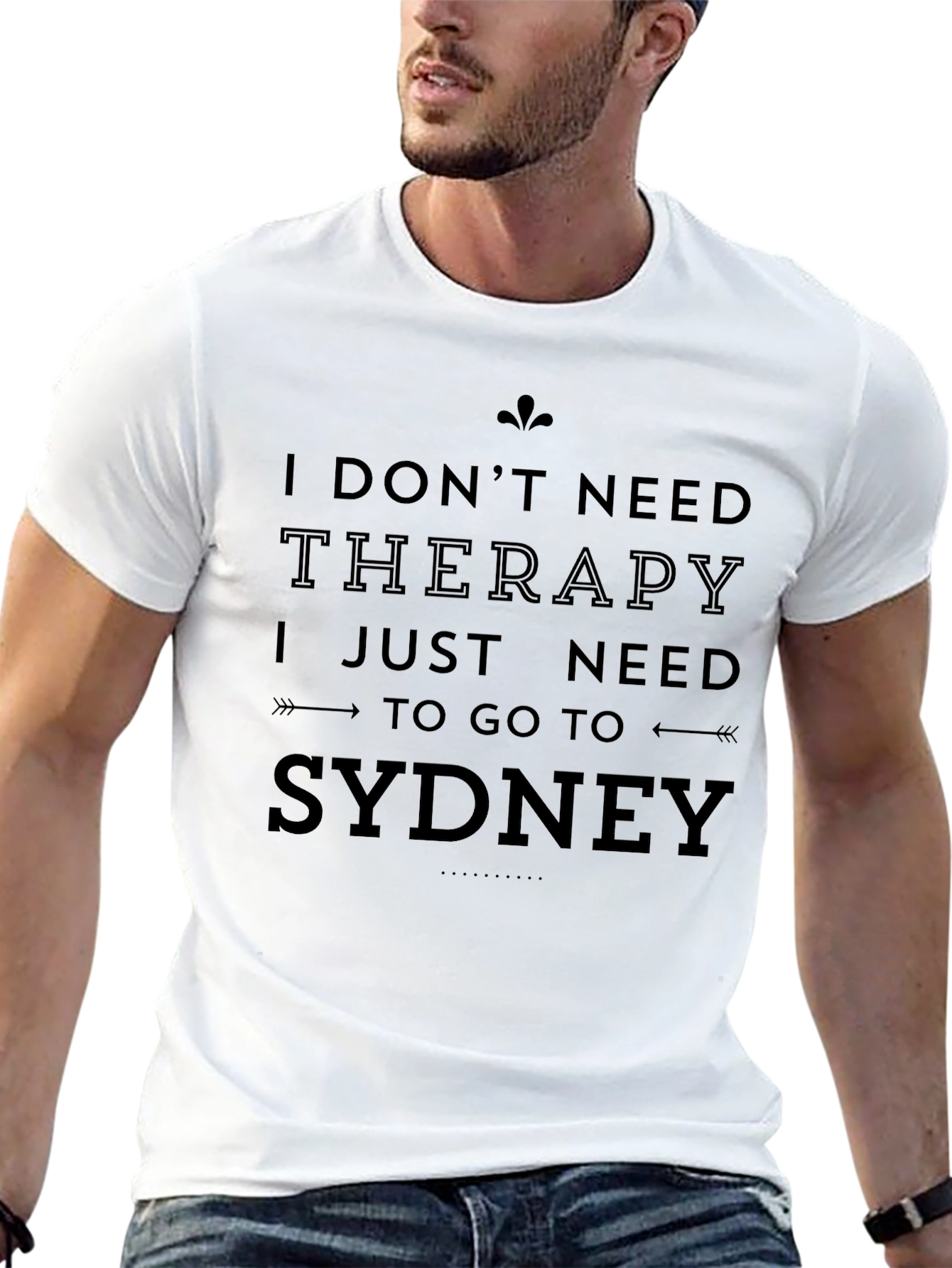 Camiseta Negra Sydney para Hombre
