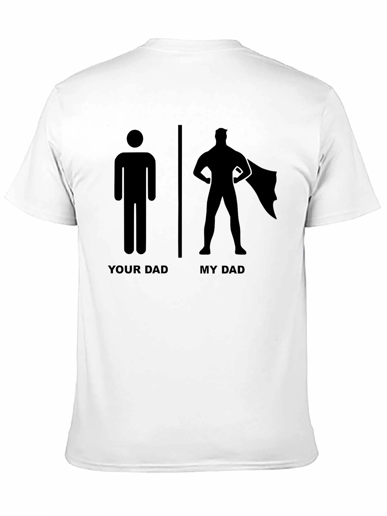 Camiseta Negra Mi Papá es un Superhéroe