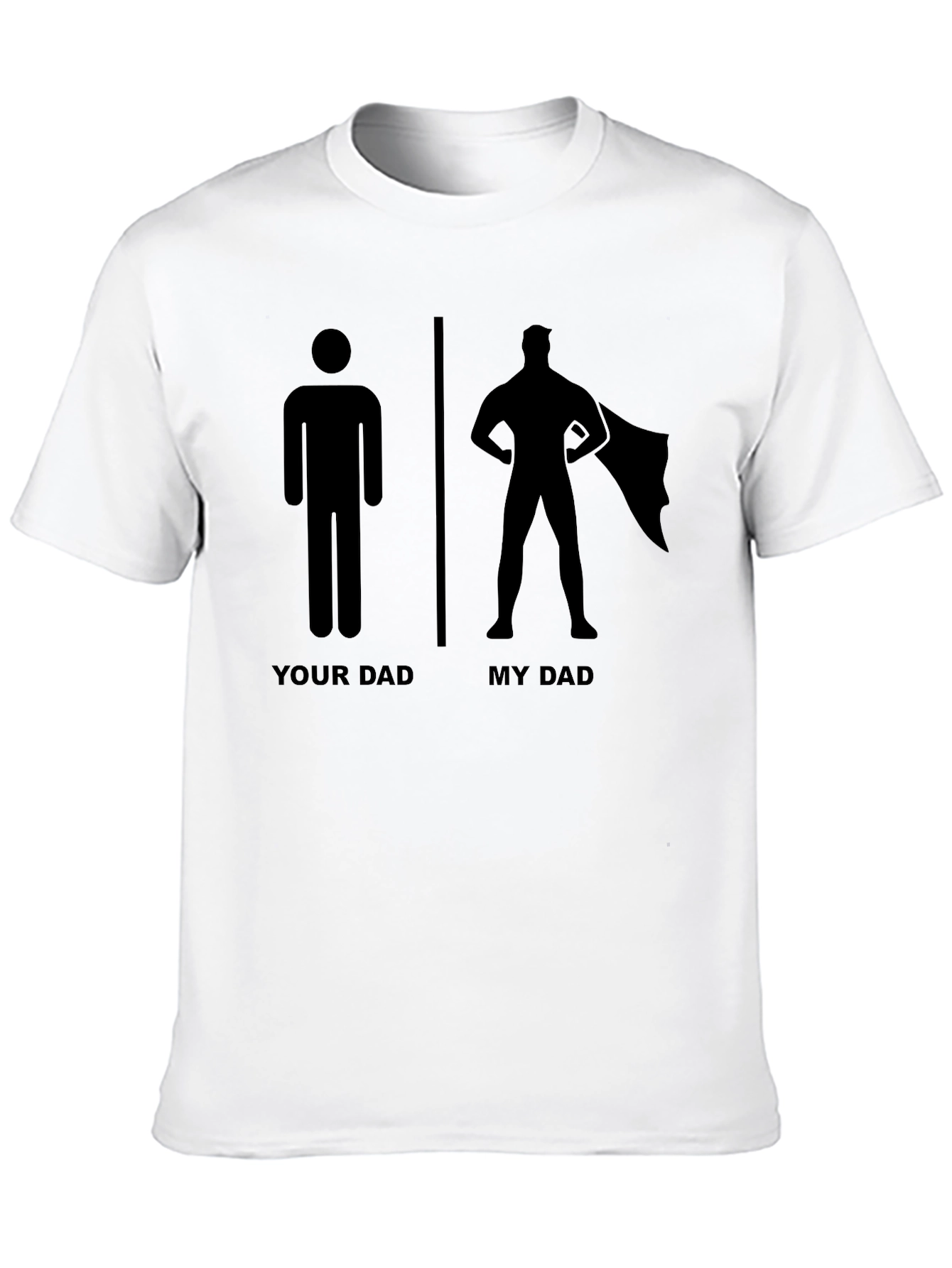Camiseta Negra Mi Papá es un Superhéroe