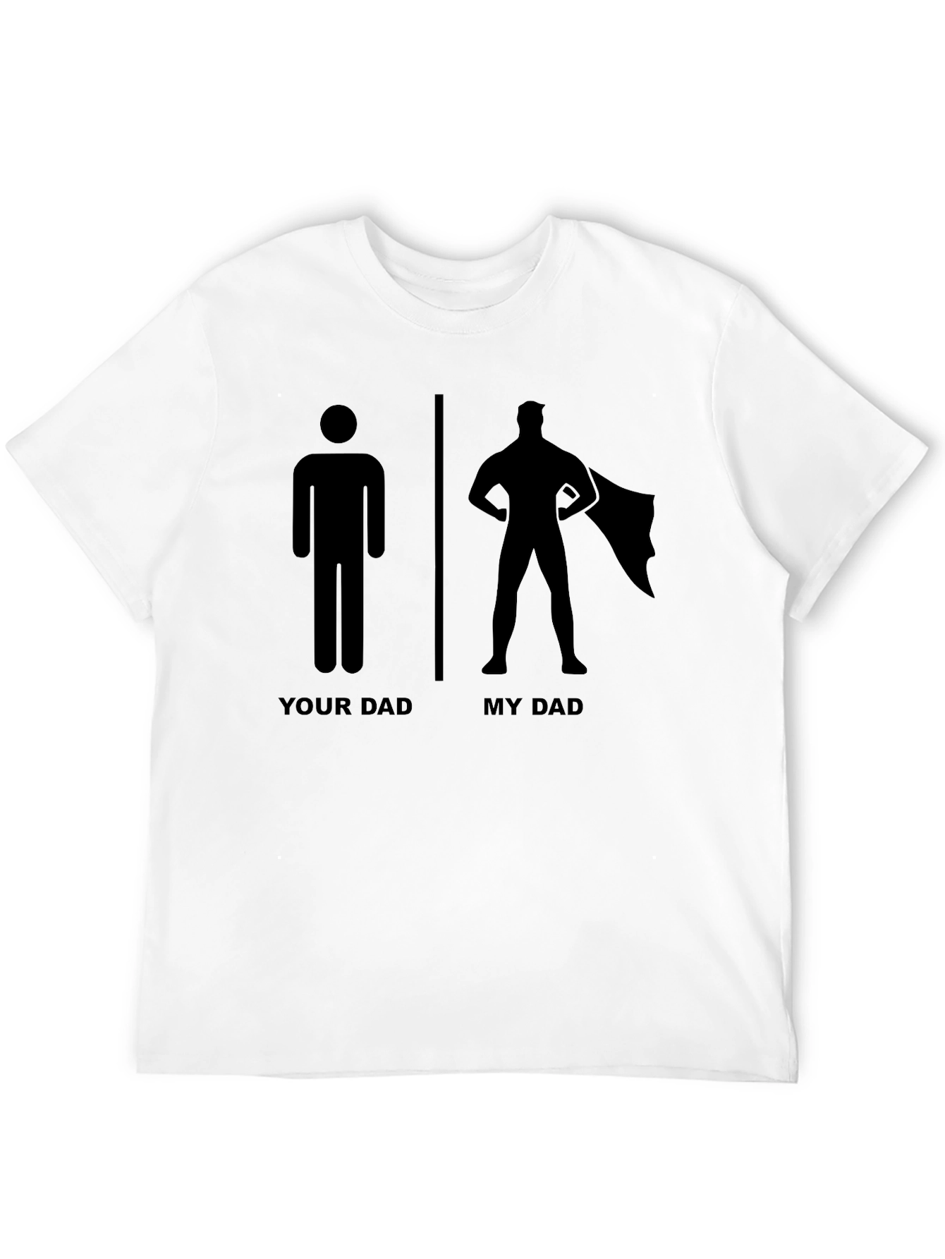 Camiseta Negra Mi Papá es un Superhéroe