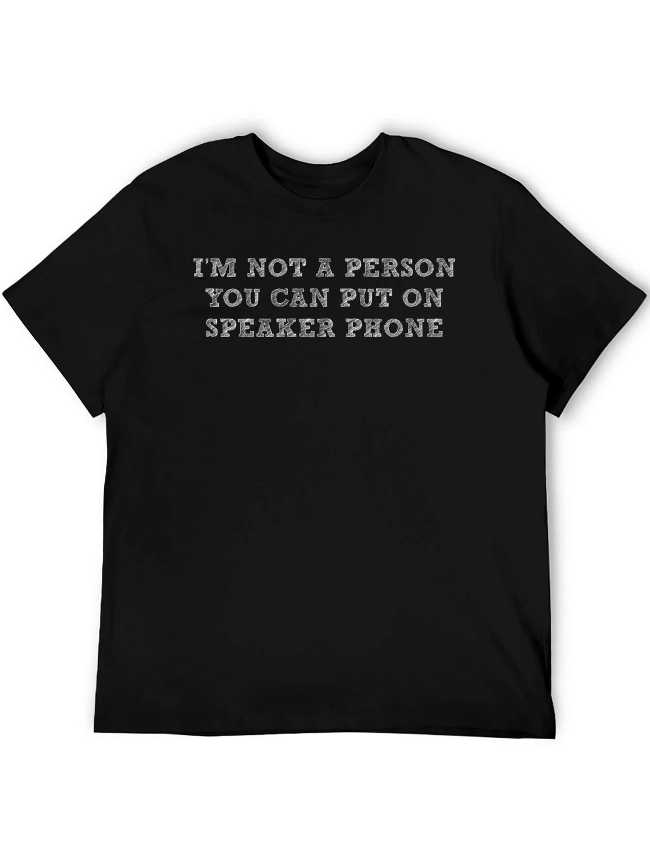 Camiseta Negra: No Soy Altavoz