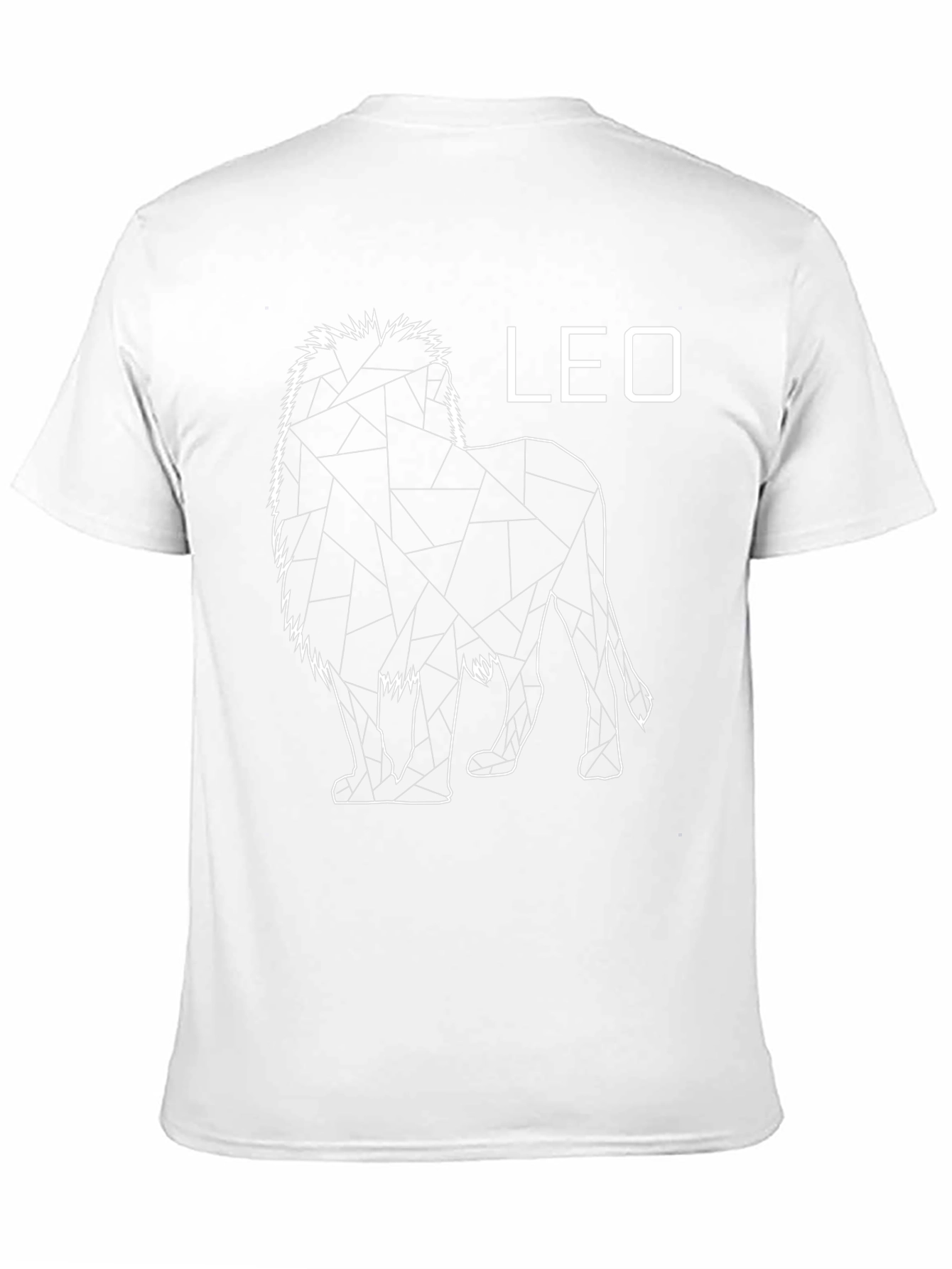 Camiseta Negra con Diseño de León - Signo Leo
