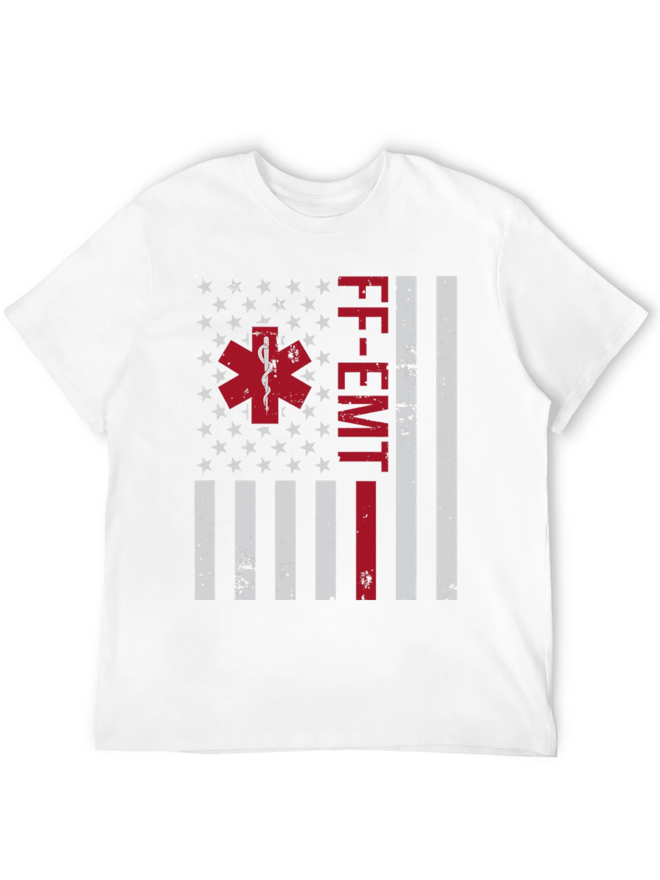Camiseta FF-EMT con diseño de bandera americana