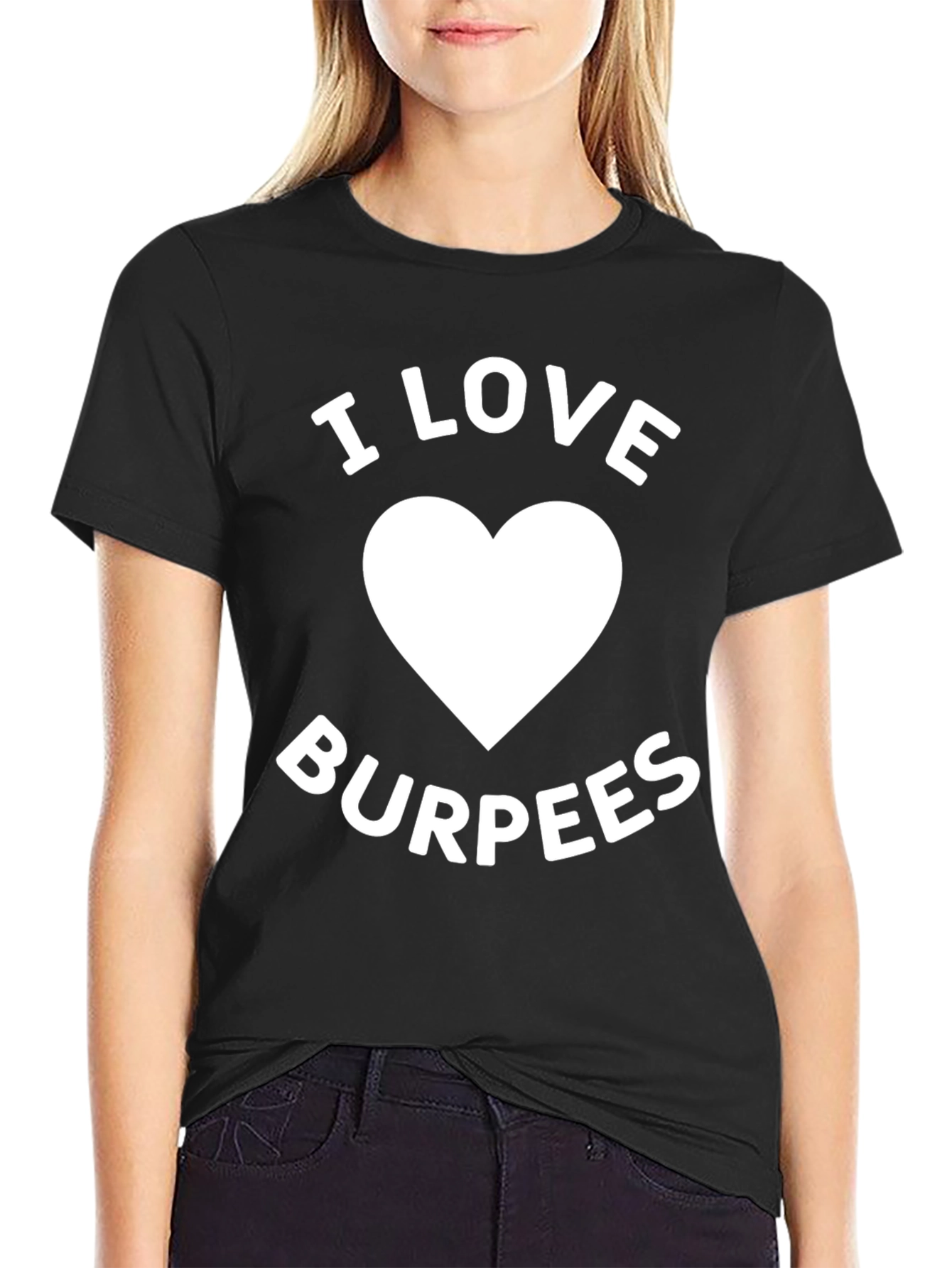 Camiseta Negra Amo los Burpees