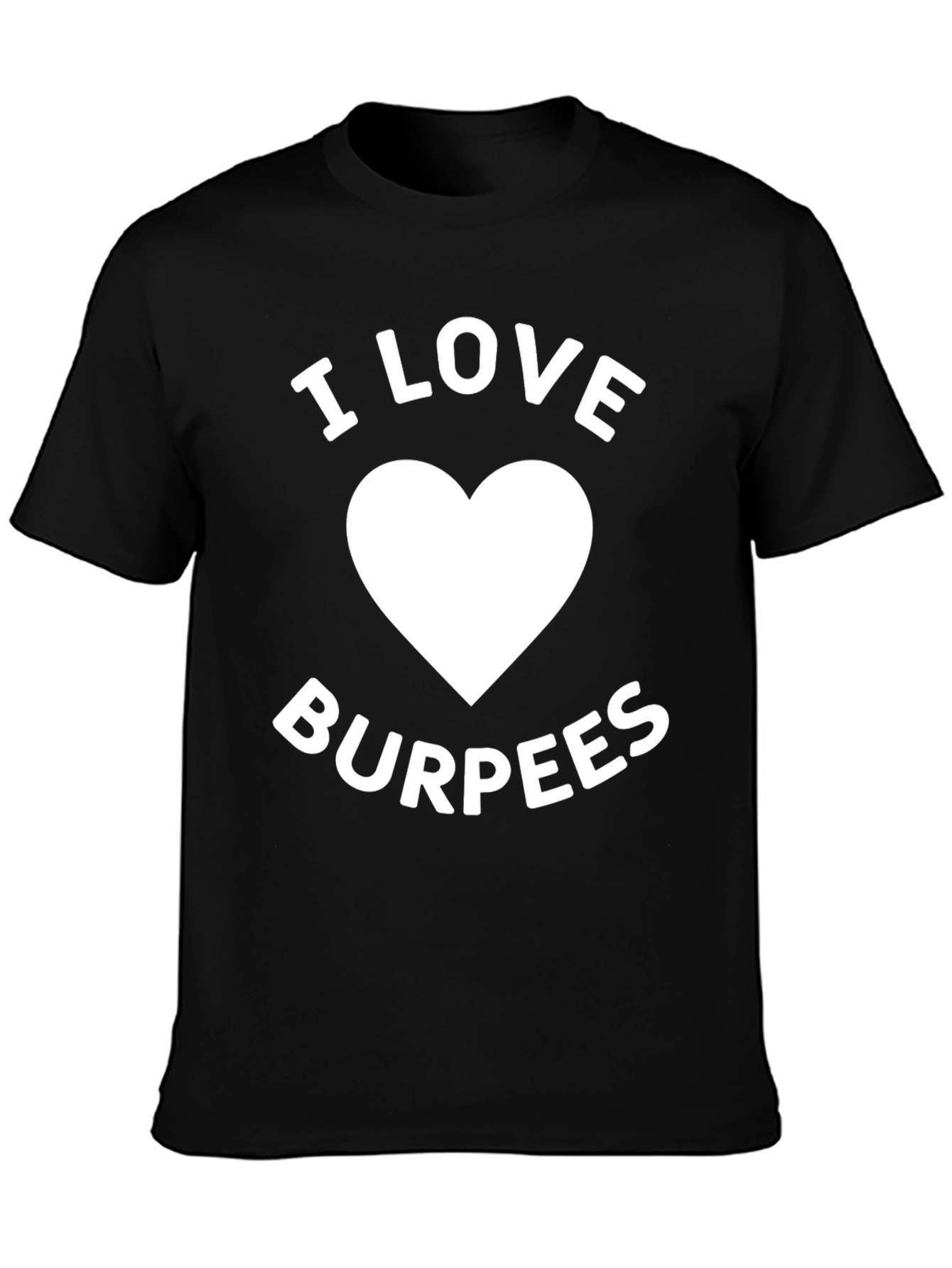 Camiseta Negra Amo los Burpees