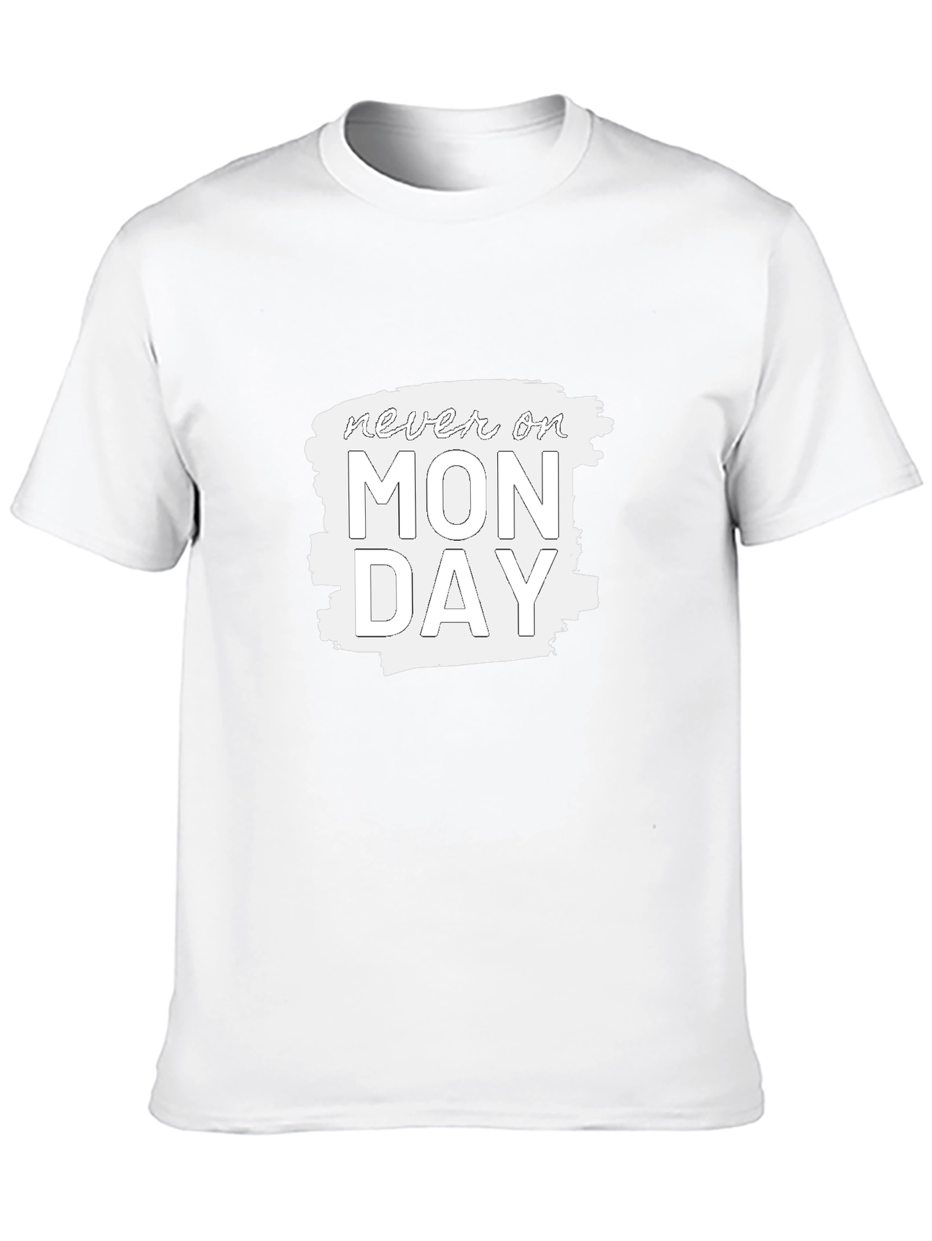 Camiseta Negra - Nunca en Lunes