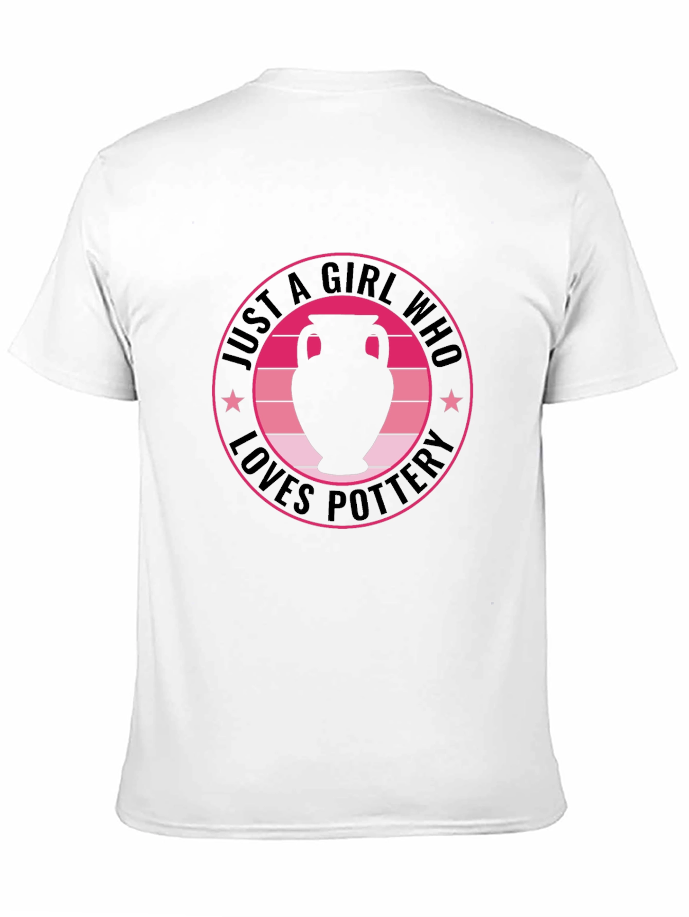 Camiseta Negra: Solo una Chica que Ama la Cerámica