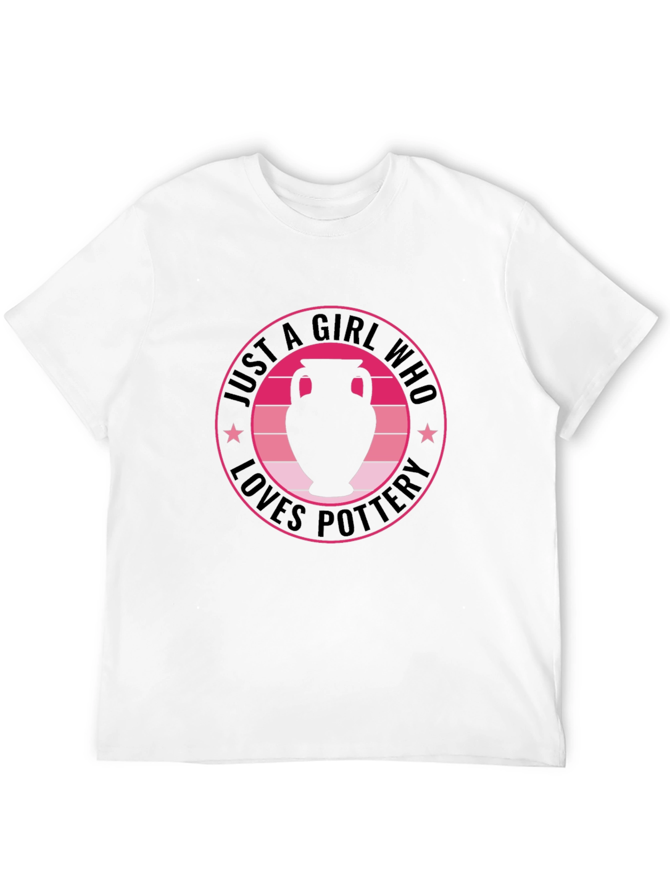 Camiseta Negra: Solo una Chica que Ama la Cerámica