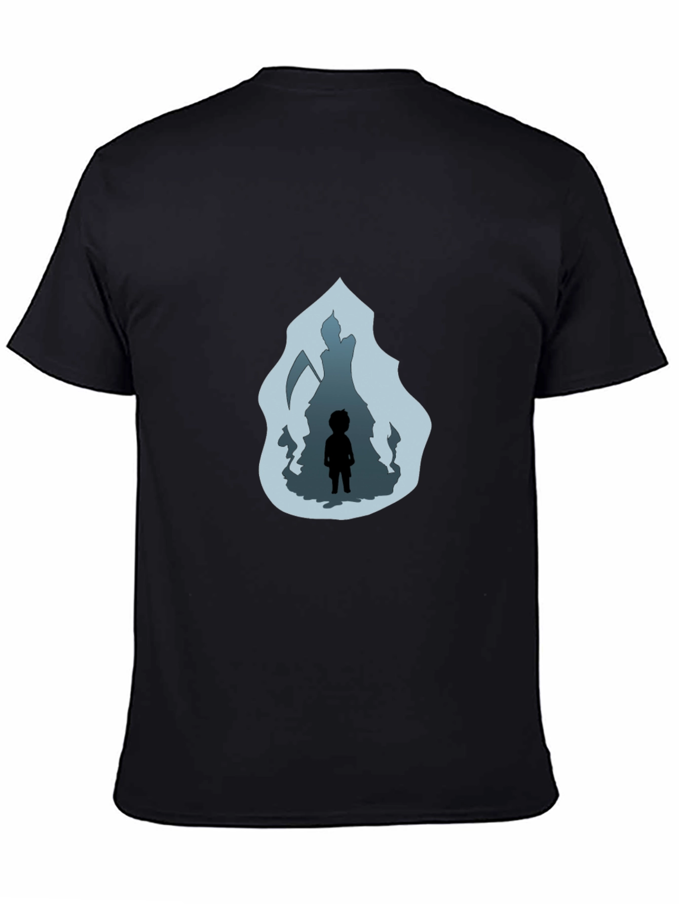 Camiseta Negra: La Parca y el Niño