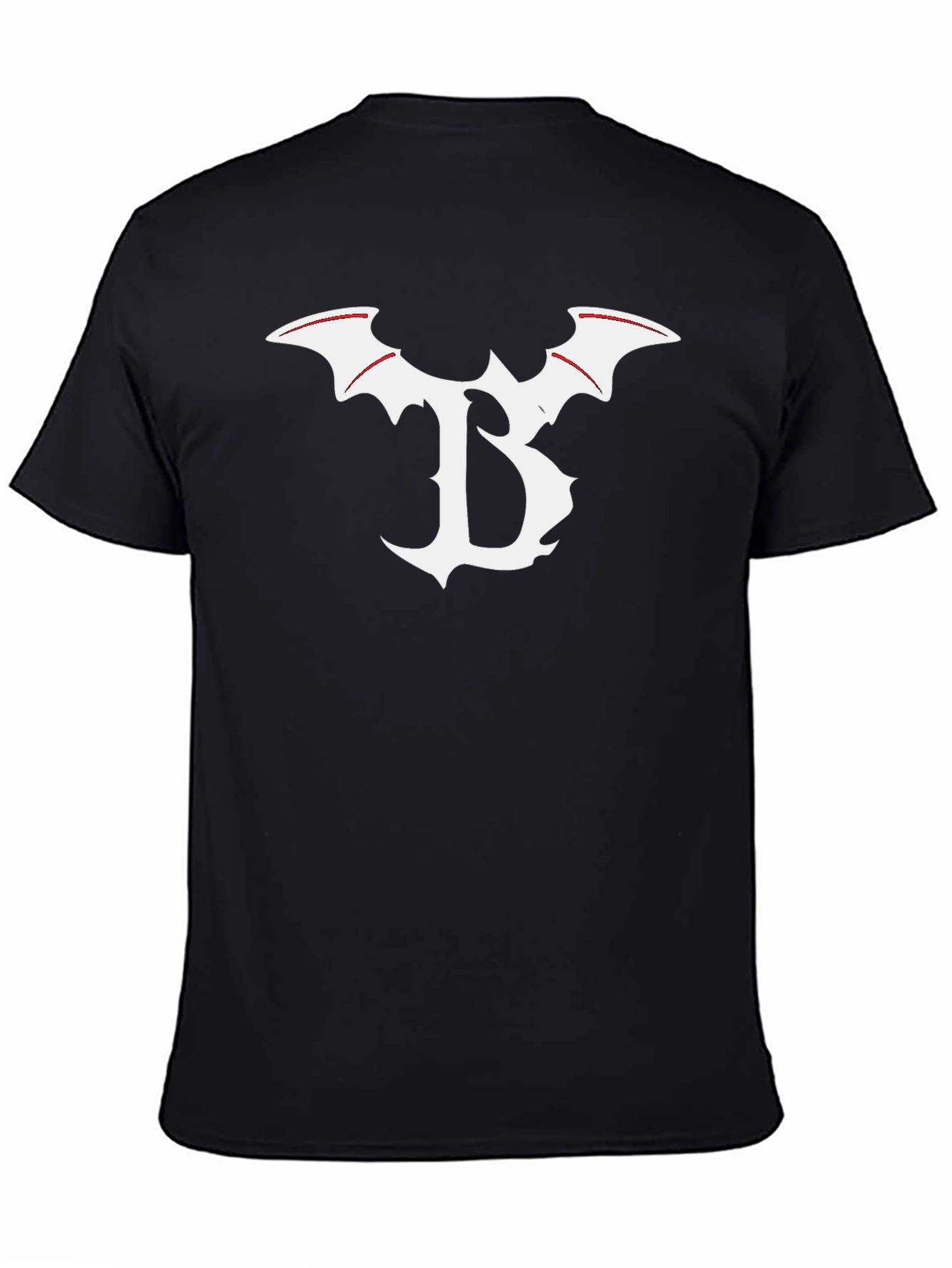 Camiseta Negra B de Murciélago