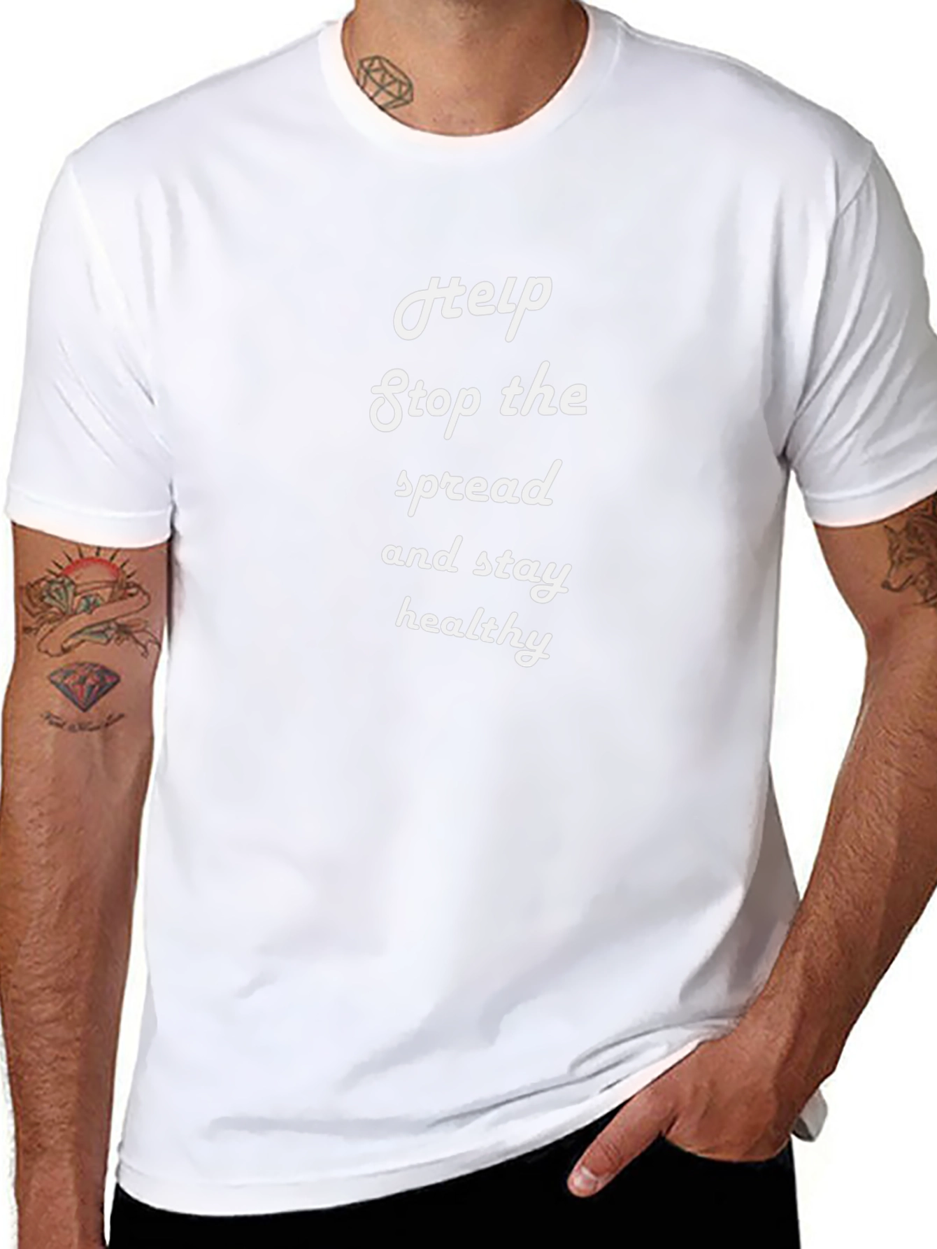 Camiseta Negra: Ayuda a Detener la Propagación
