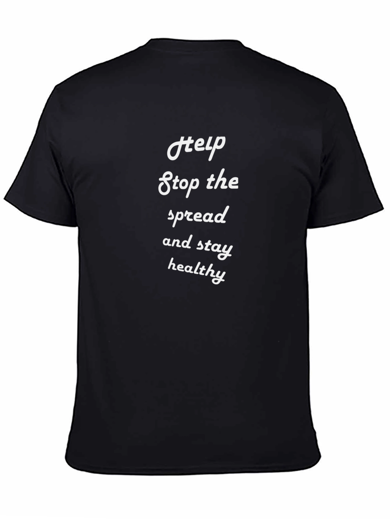 Camiseta Negra: Ayuda a Detener la Propagación