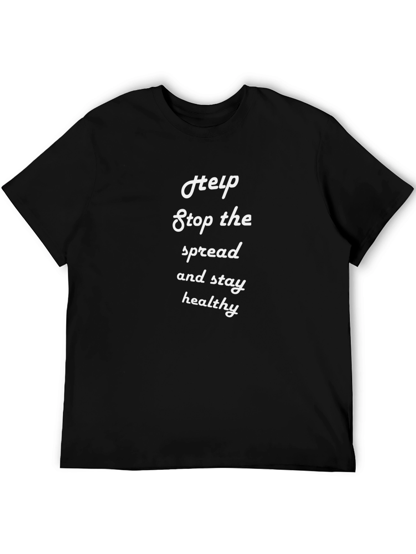 Camiseta Negra: Ayuda a Detener la Propagación