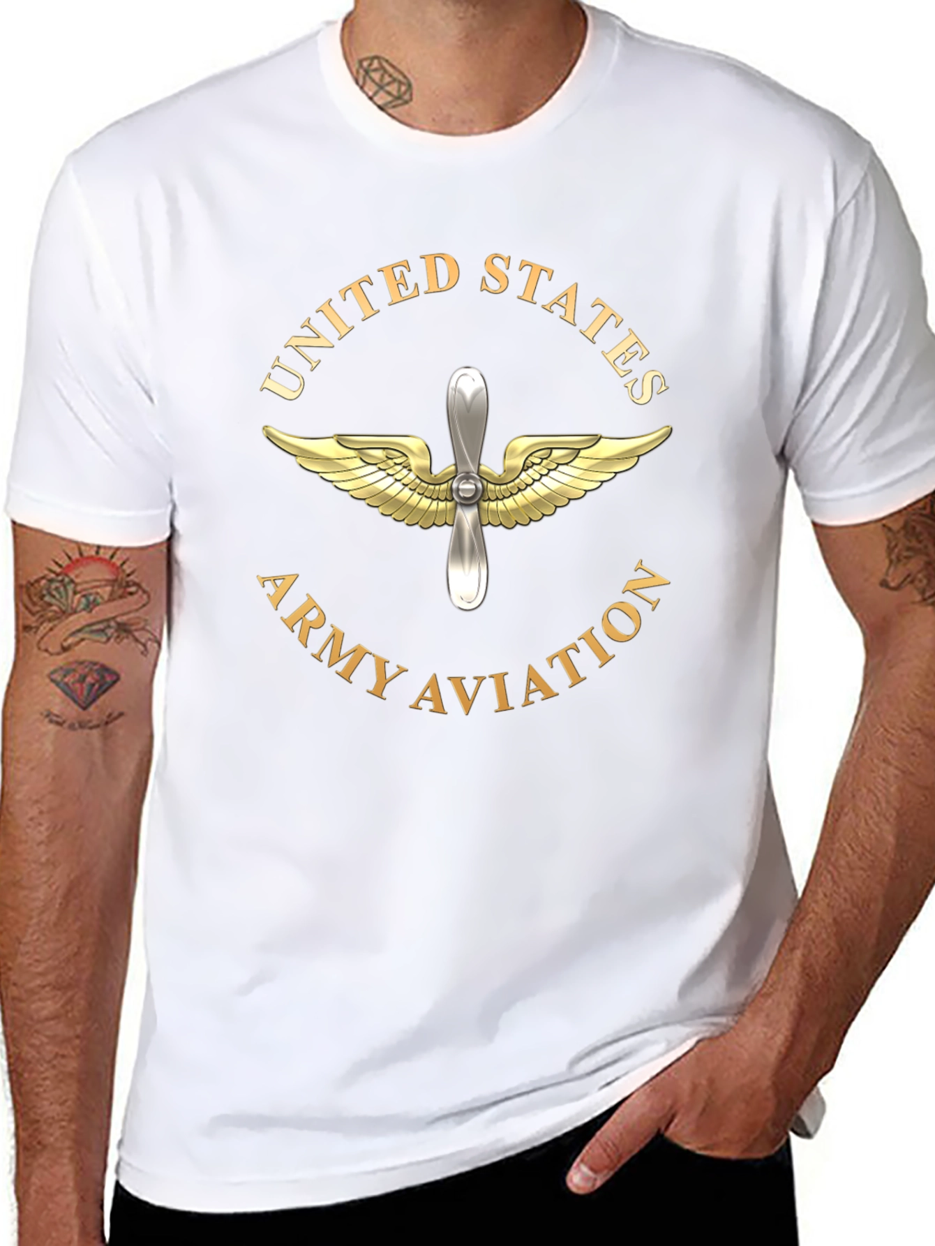 Camiseta Aviación Ejército EEUU - Diseño Único