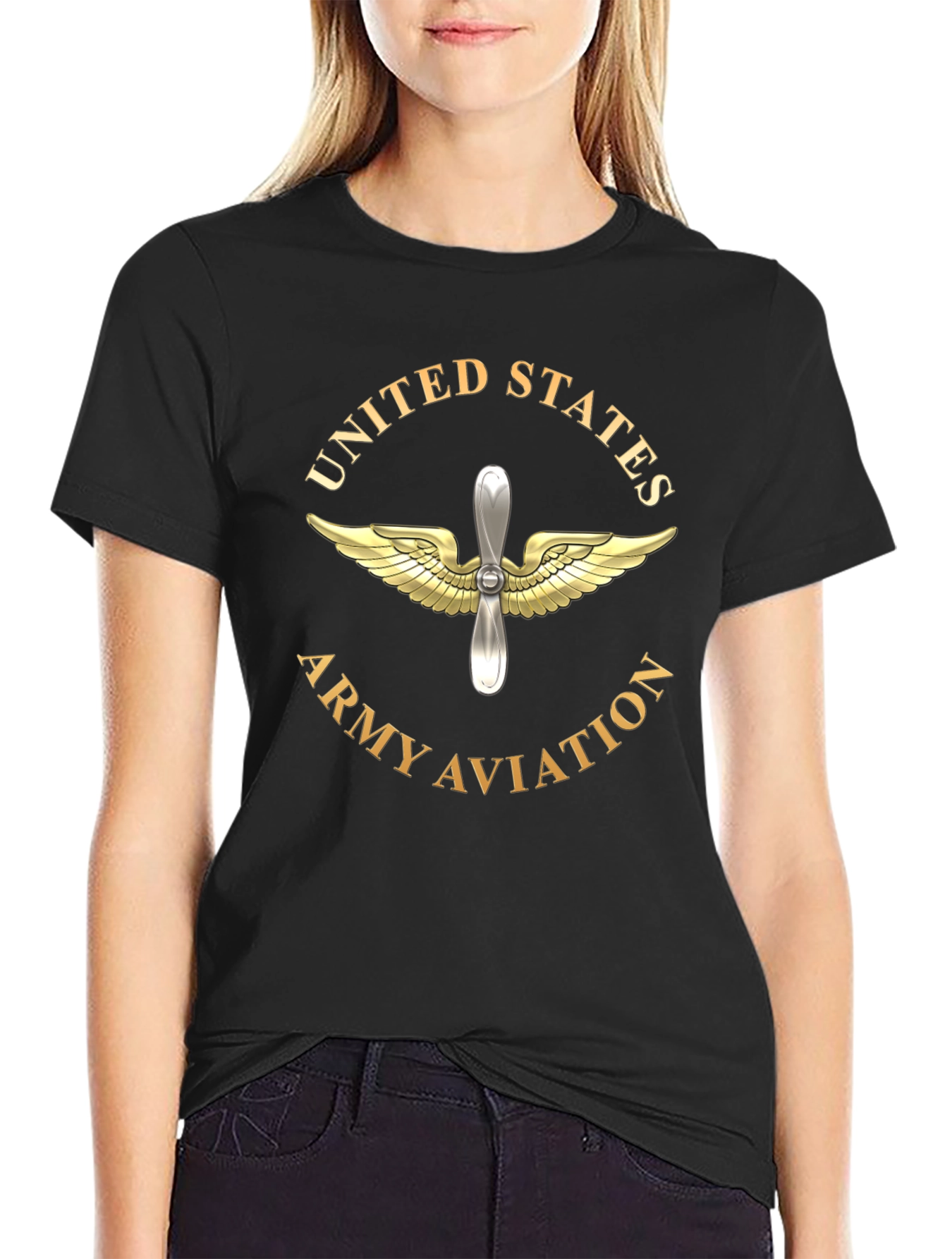 Camiseta Aviación Ejército EEUU - Diseño Único