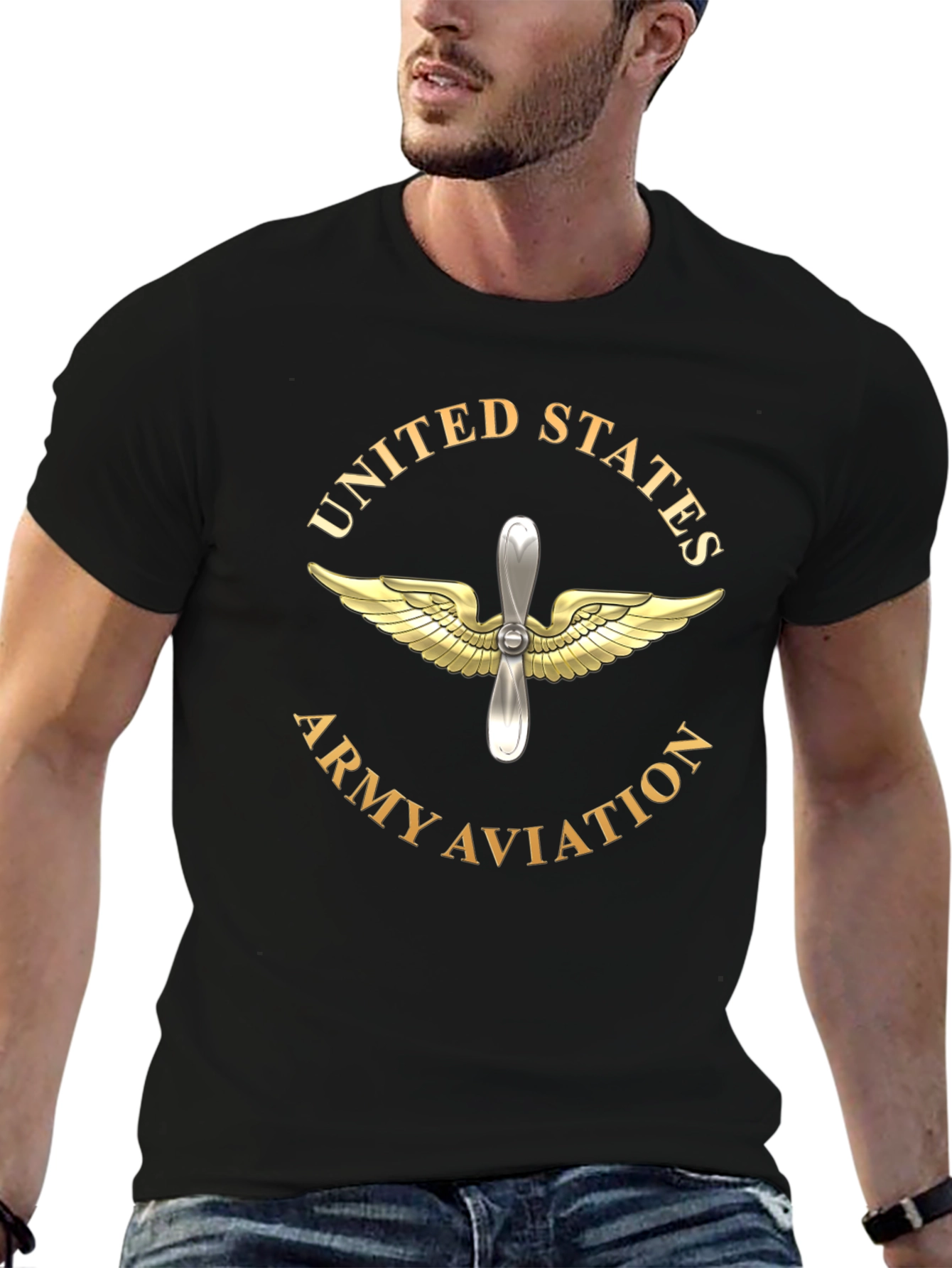 Camiseta Aviación Ejército EEUU - Diseño Único