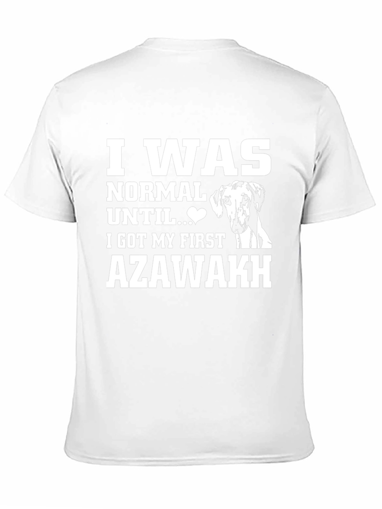Camiseta Negra Azawakh: Normal Hasta Mi Primer Perro