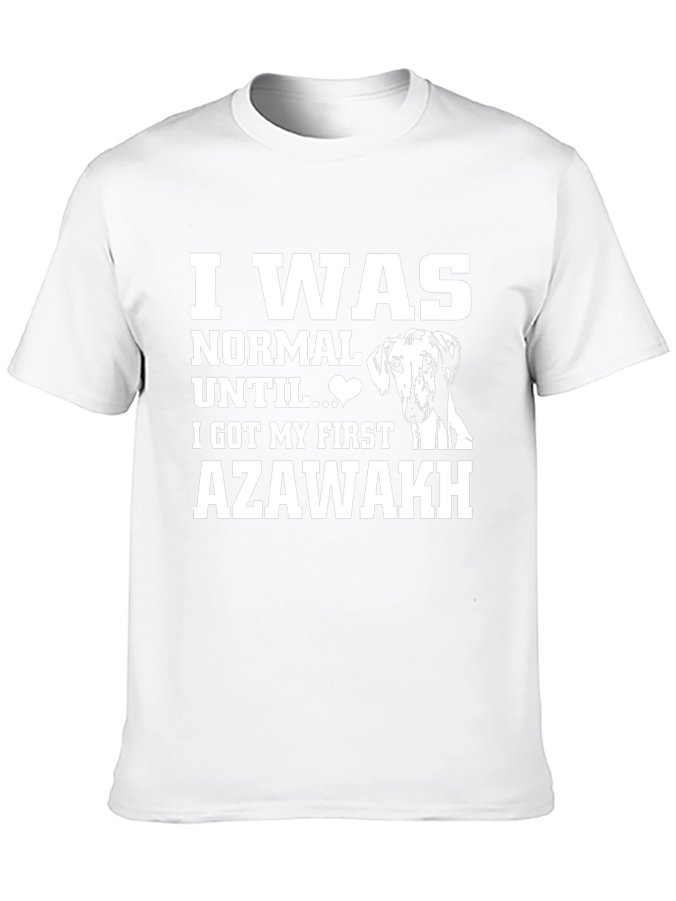 Camiseta Negra Azawakh: Normal Hasta Mi Primer Perro