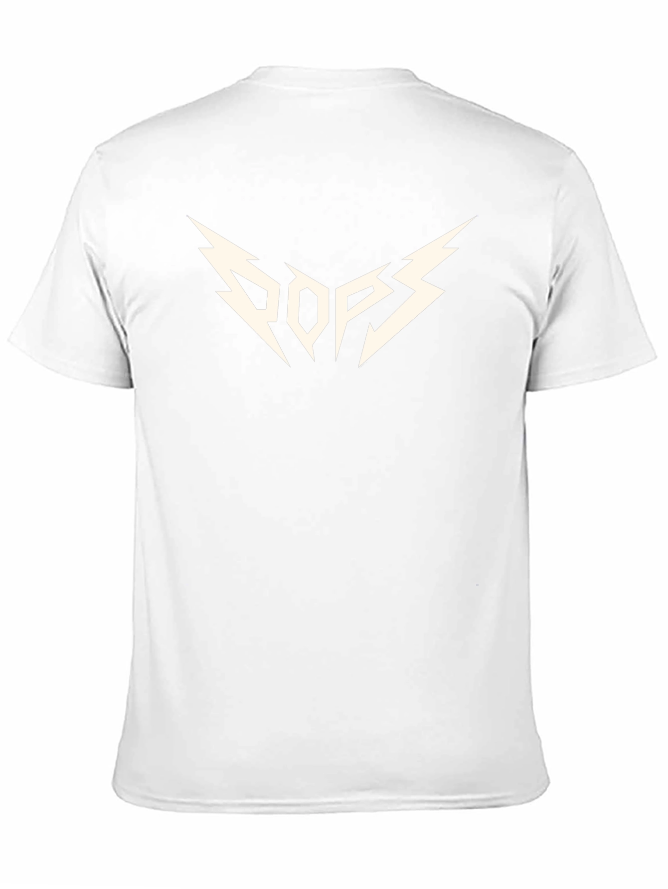 Camiseta Negra Hombre - Diseño Gráfico POPS