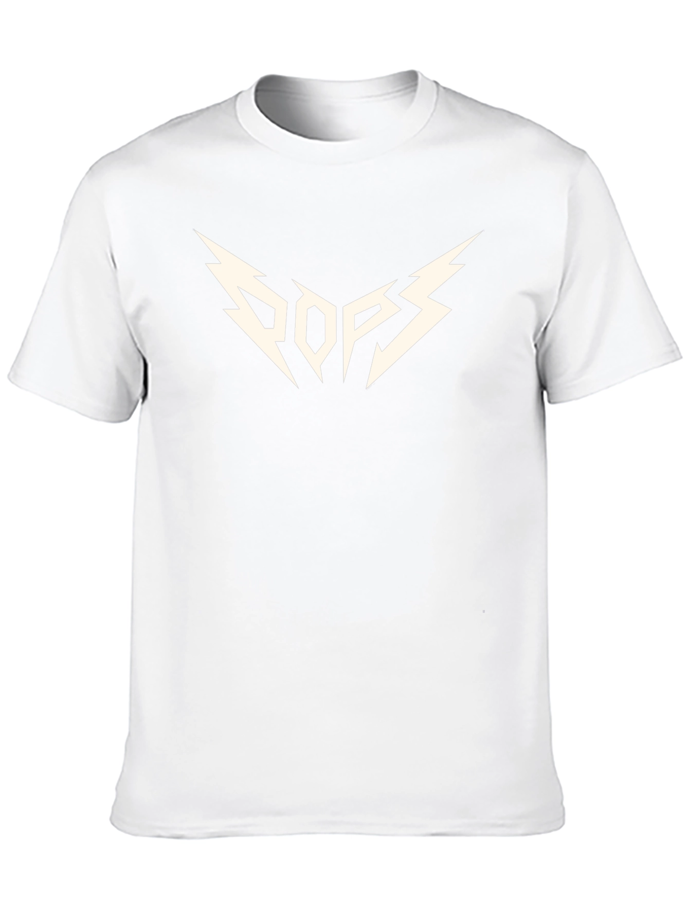 Camiseta Negra Hombre - Diseño Gráfico POPS