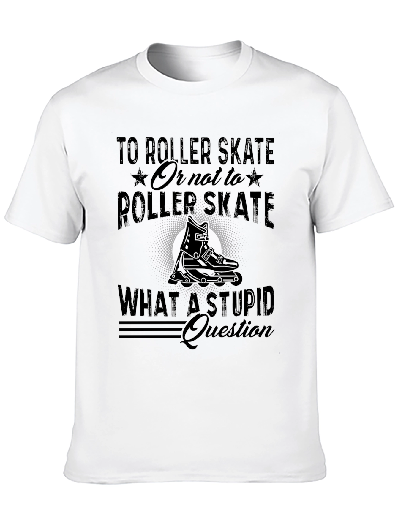 Camiseta Negra con Diseño de Patinaje – Estilo Casual