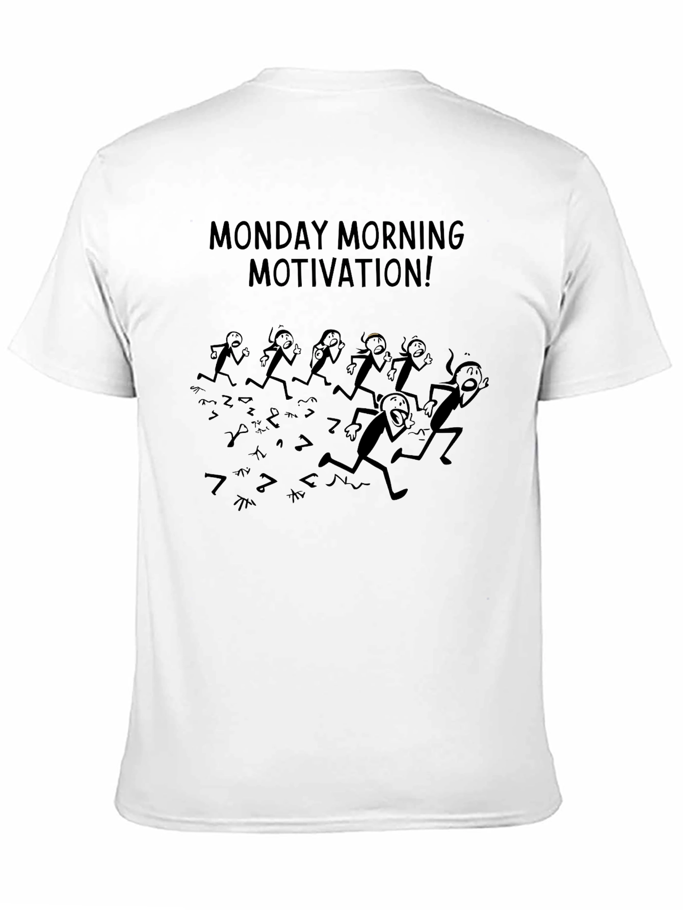 Camiseta Negra Motivación Lunes