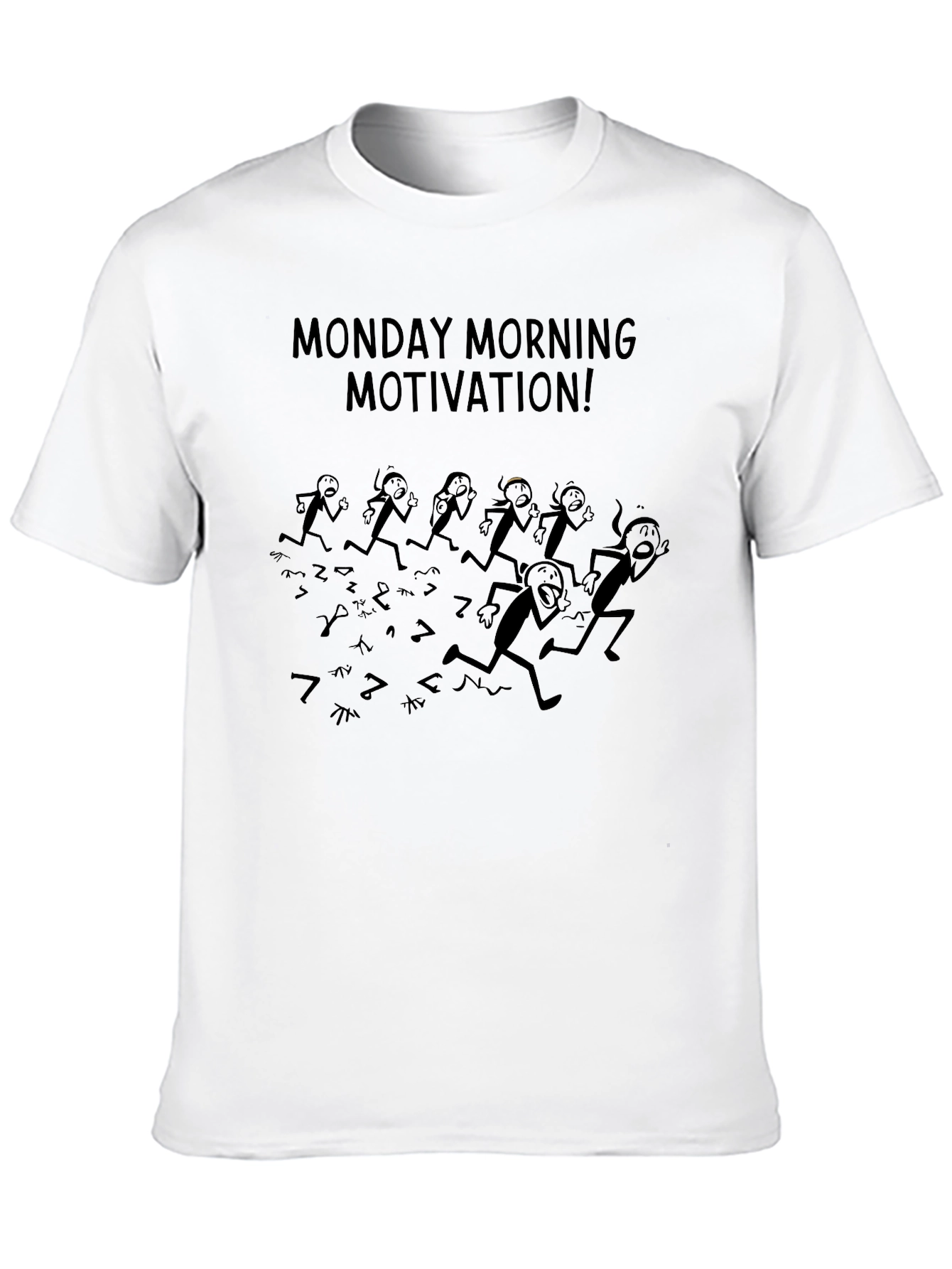 Camiseta Negra Motivación Lunes