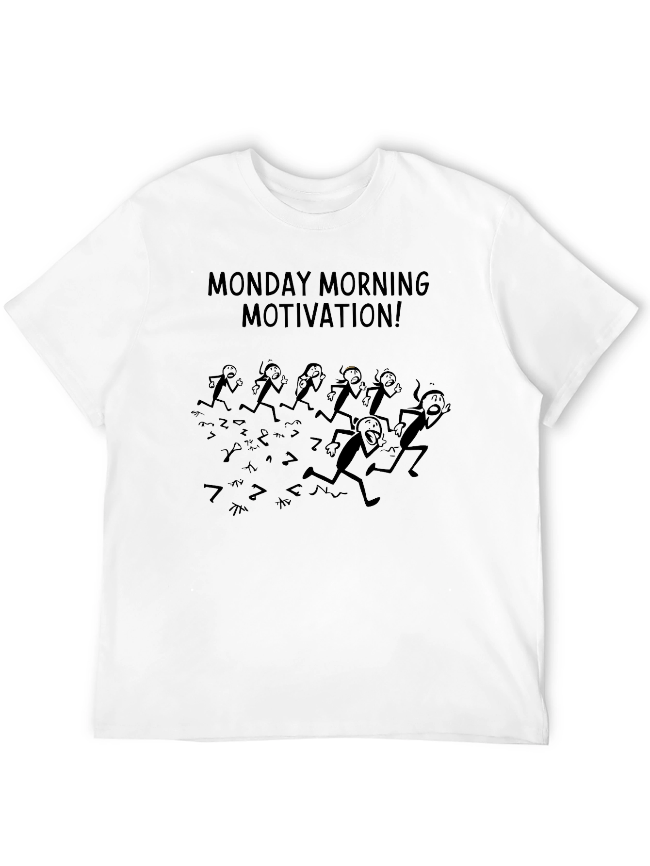 Camiseta Negra Motivación Lunes