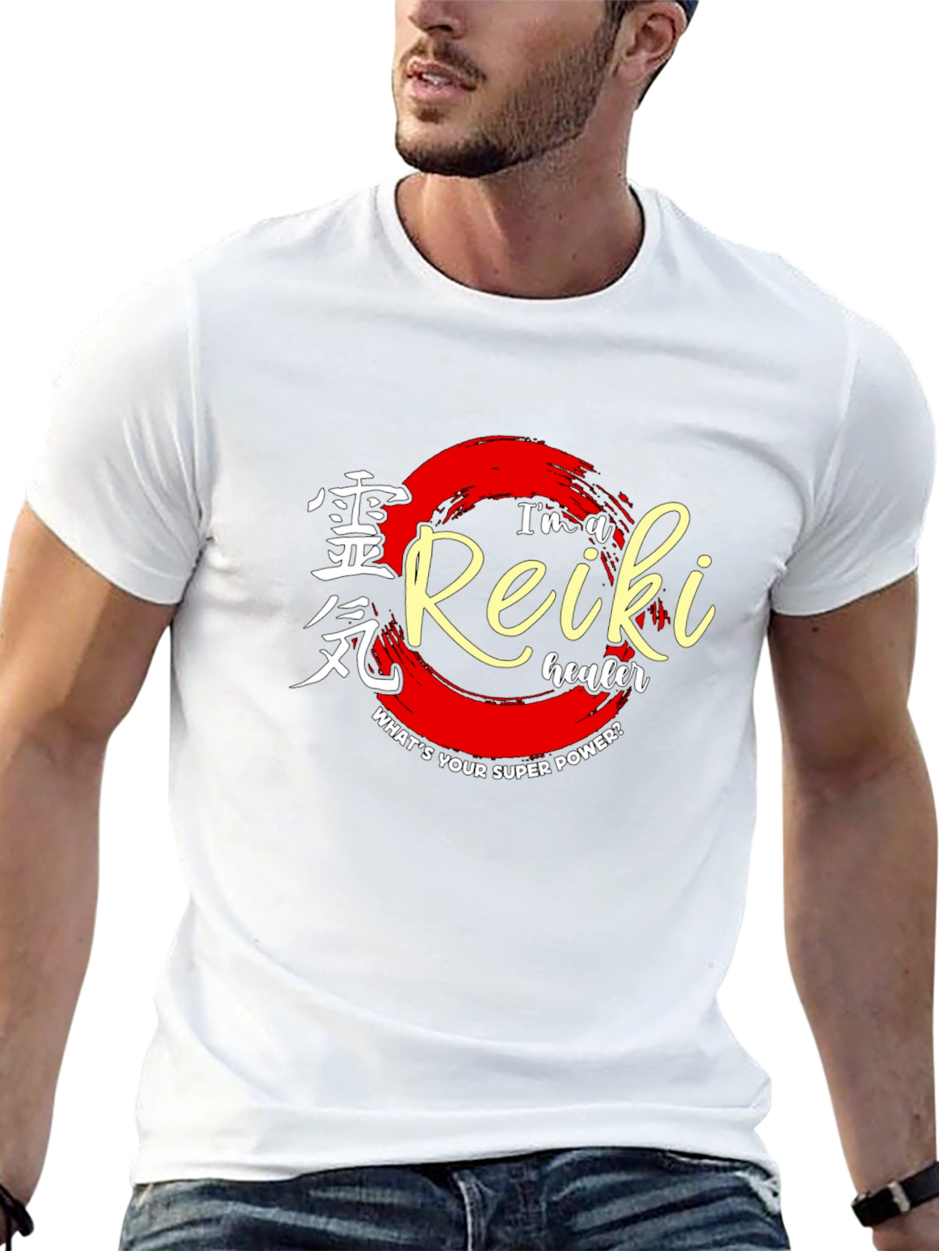 Camiseta Reiki Healer para Hombre - Superpoder