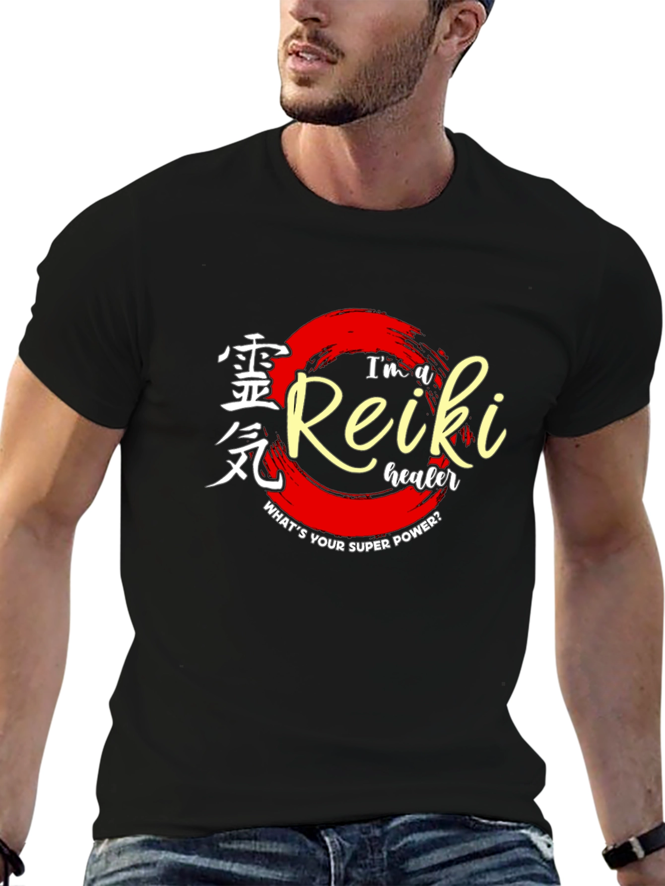 Camiseta Reiki Healer para Hombre - Superpoder