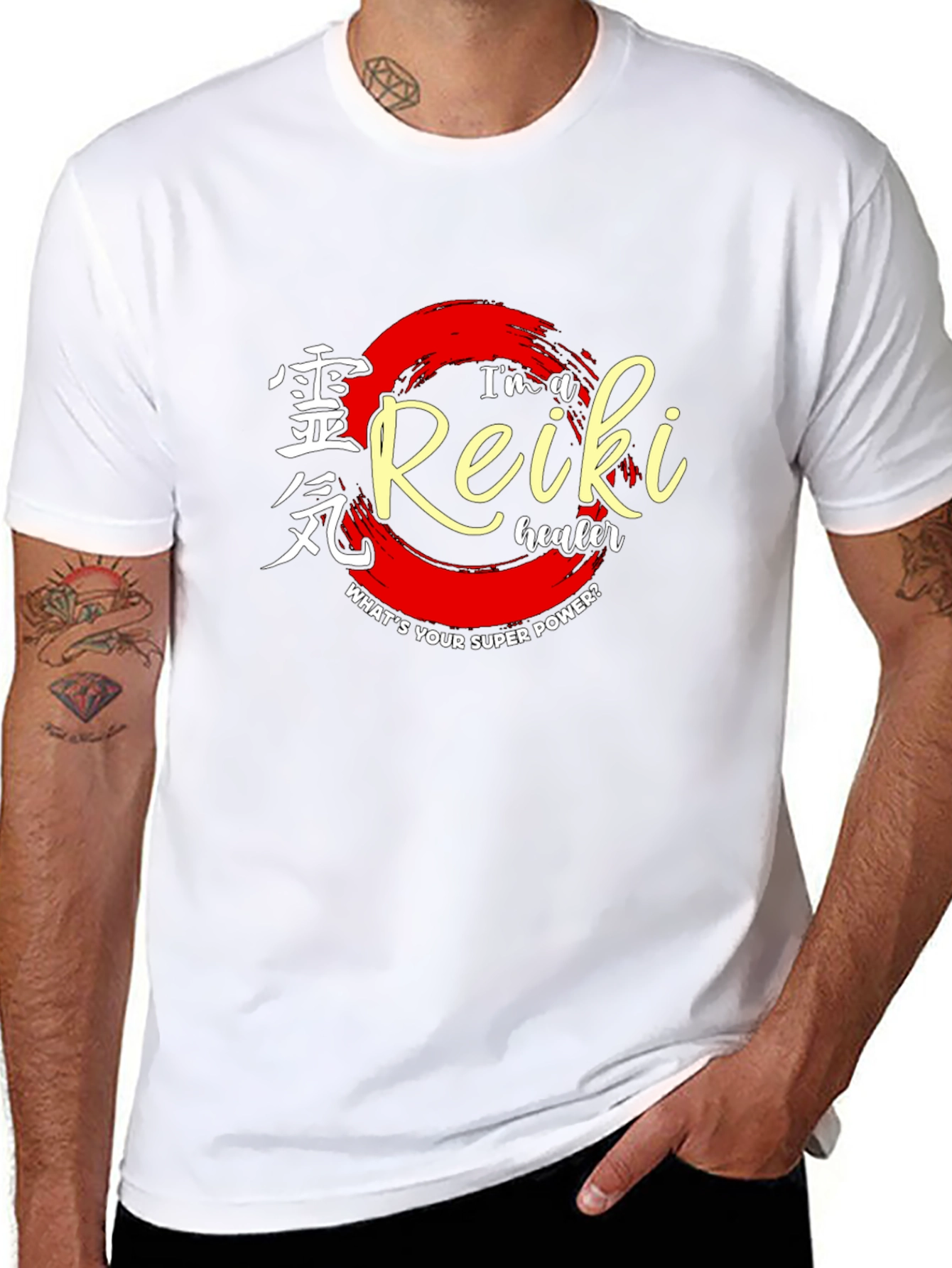 Camiseta Reiki Healer para Hombre - Superpoder