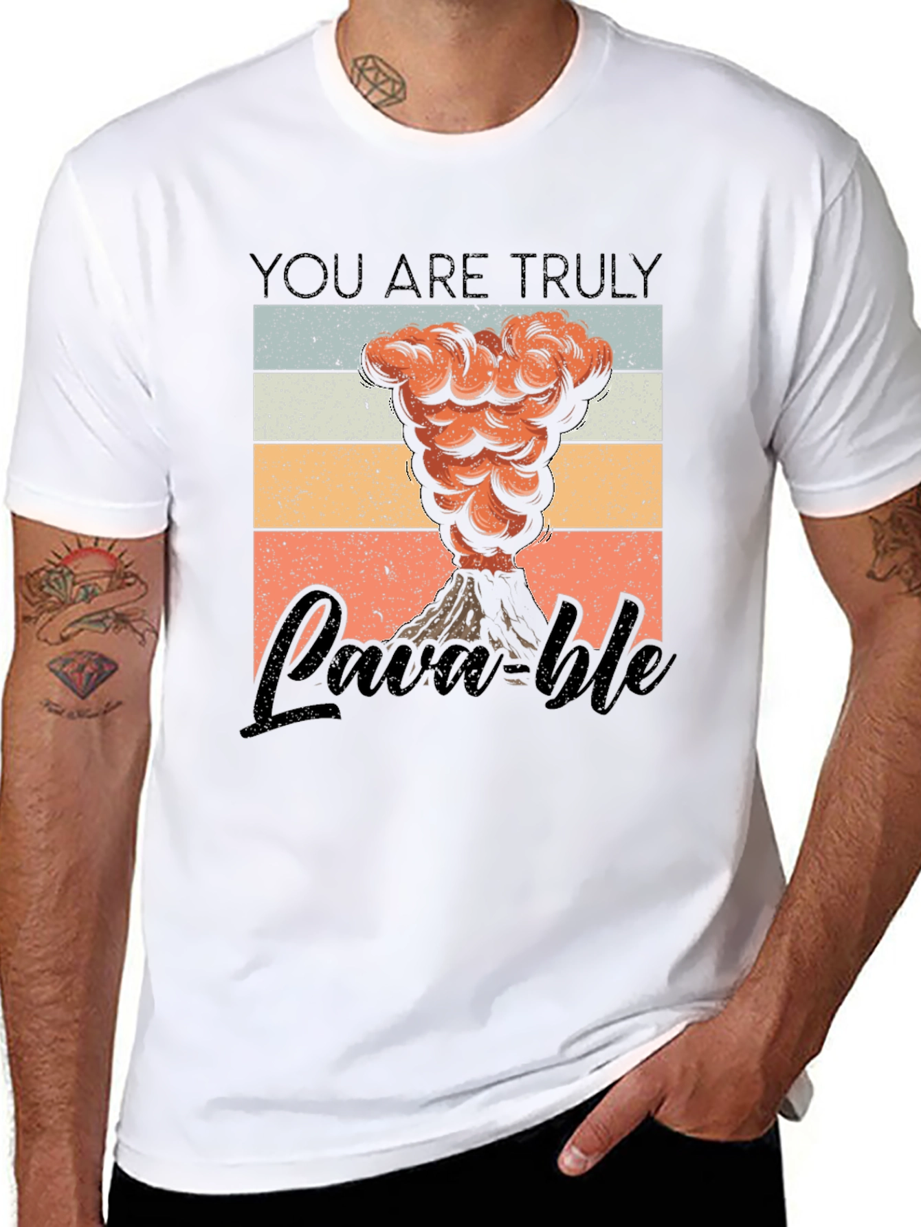 Camiseta Negra Lava-ble Retro