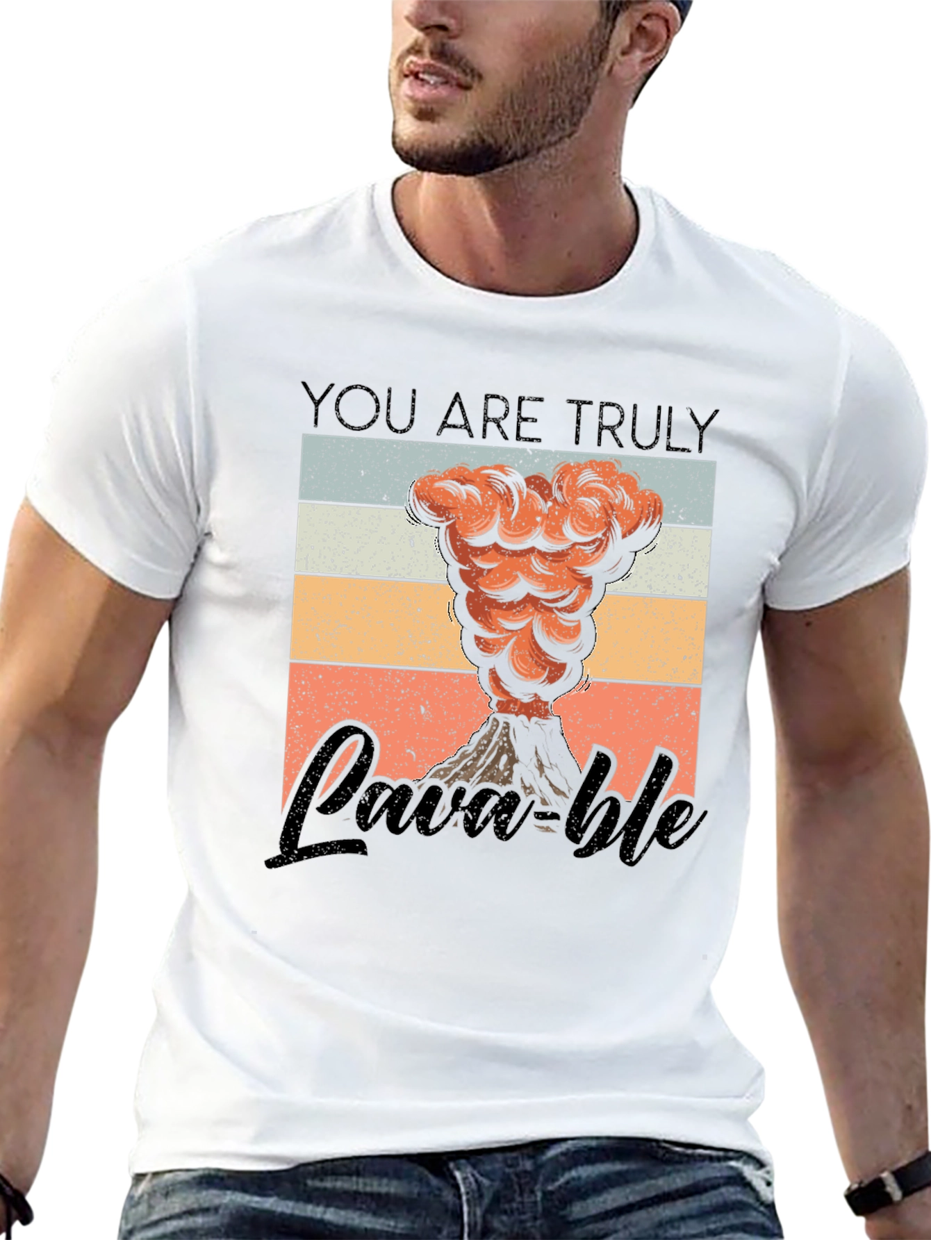 Camiseta Negra Lava-ble Retro