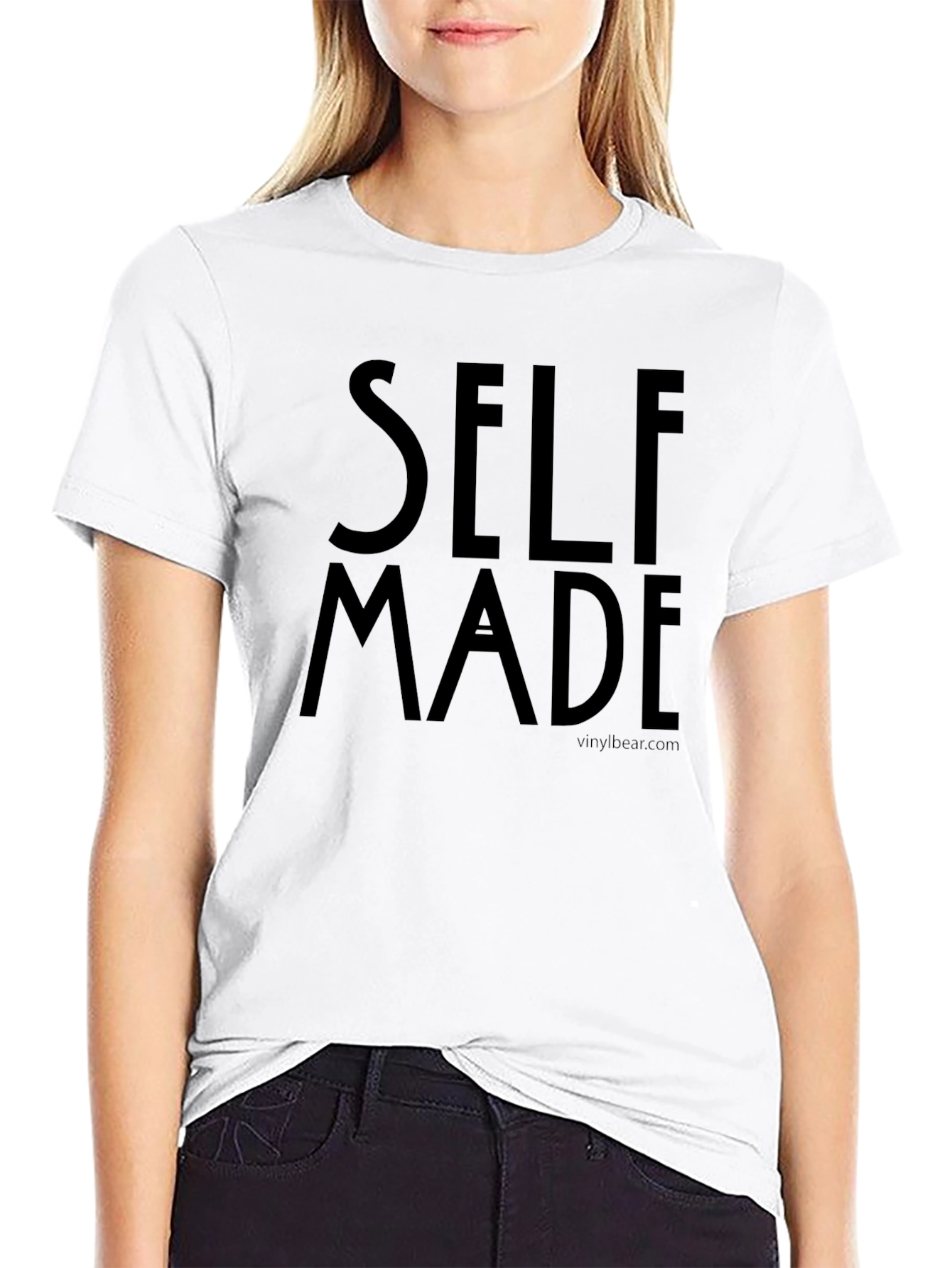 Camiseta Negra Self Made para Hombre