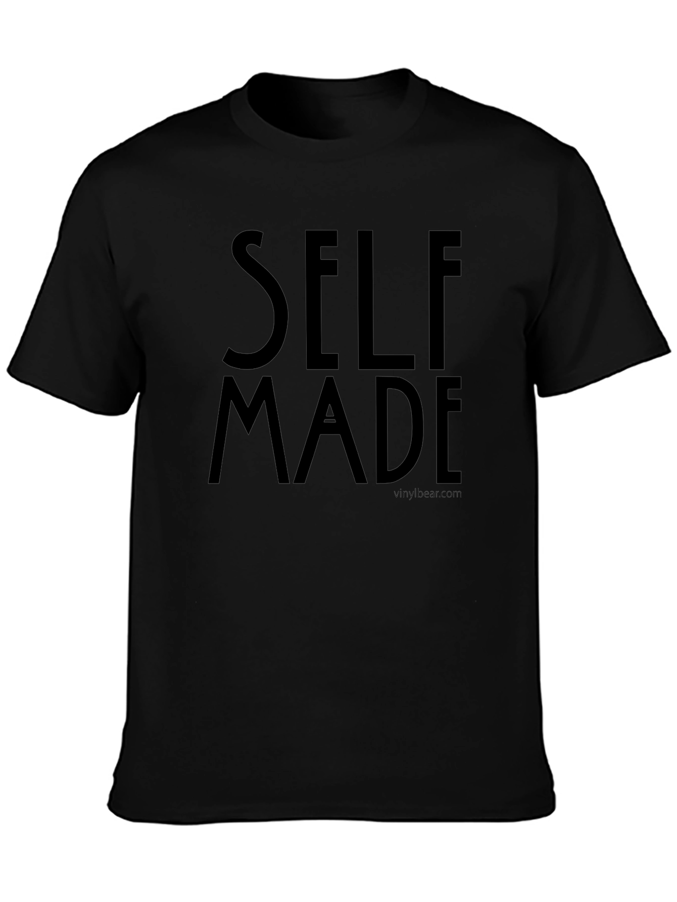 Camiseta Negra Self Made para Hombre
