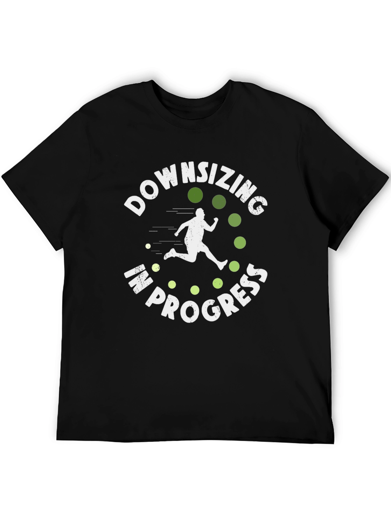 Camiseta Negra: Adelgazando en Proceso
