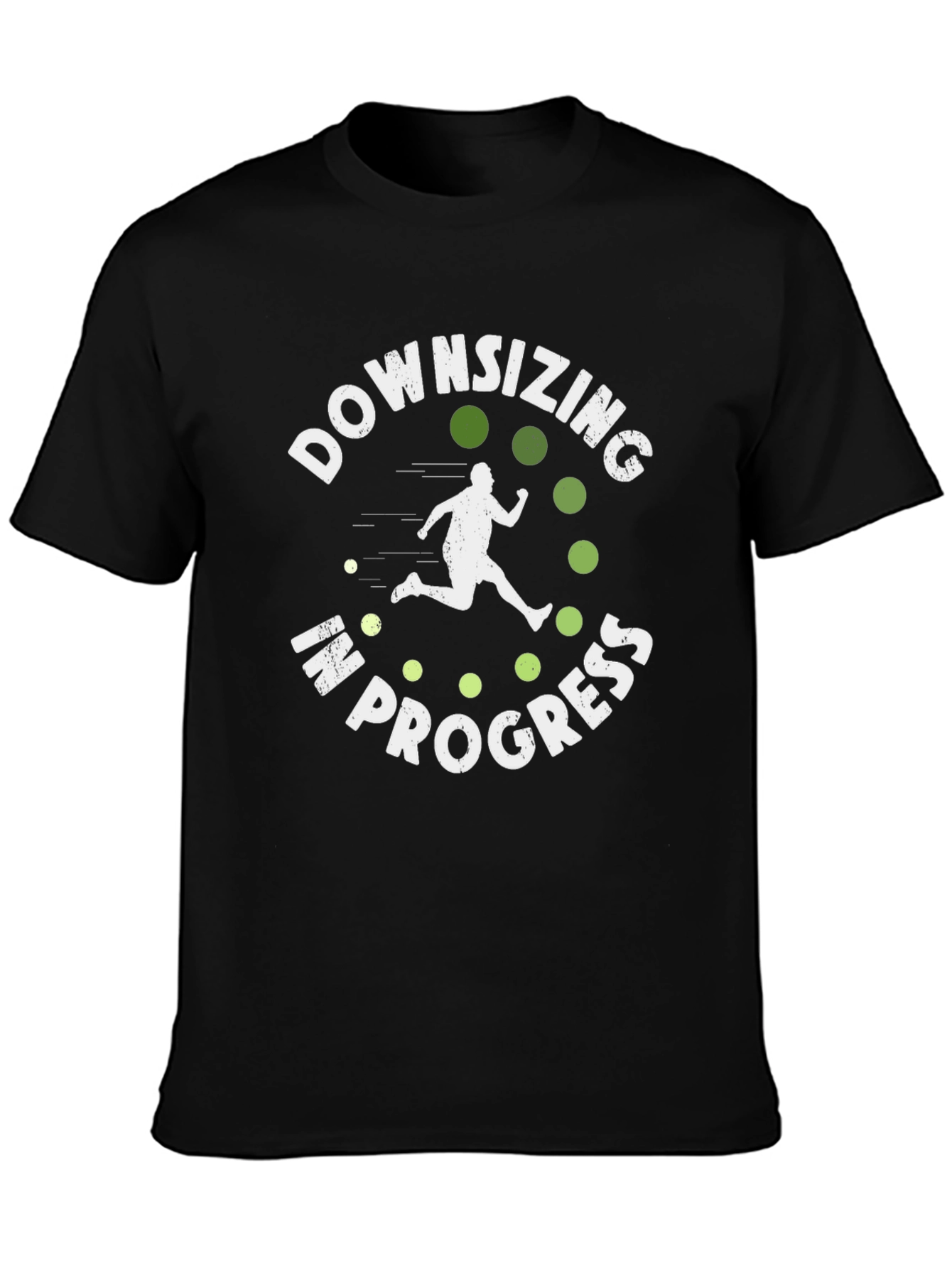 Camiseta Negra: Adelgazando en Proceso