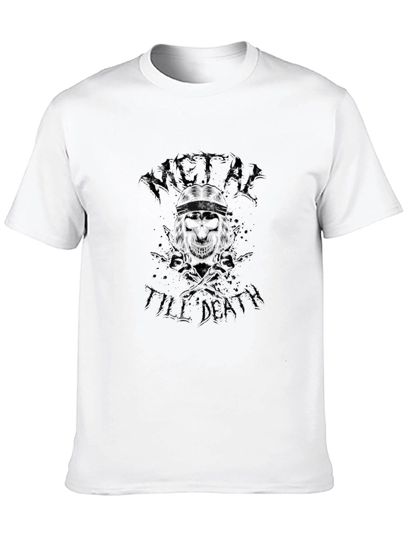 Camiseta Negra Metal Till Death