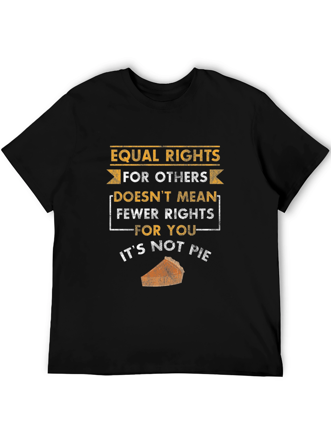 Camiseta Negra: Igualdad de Derechos No Es Pastel