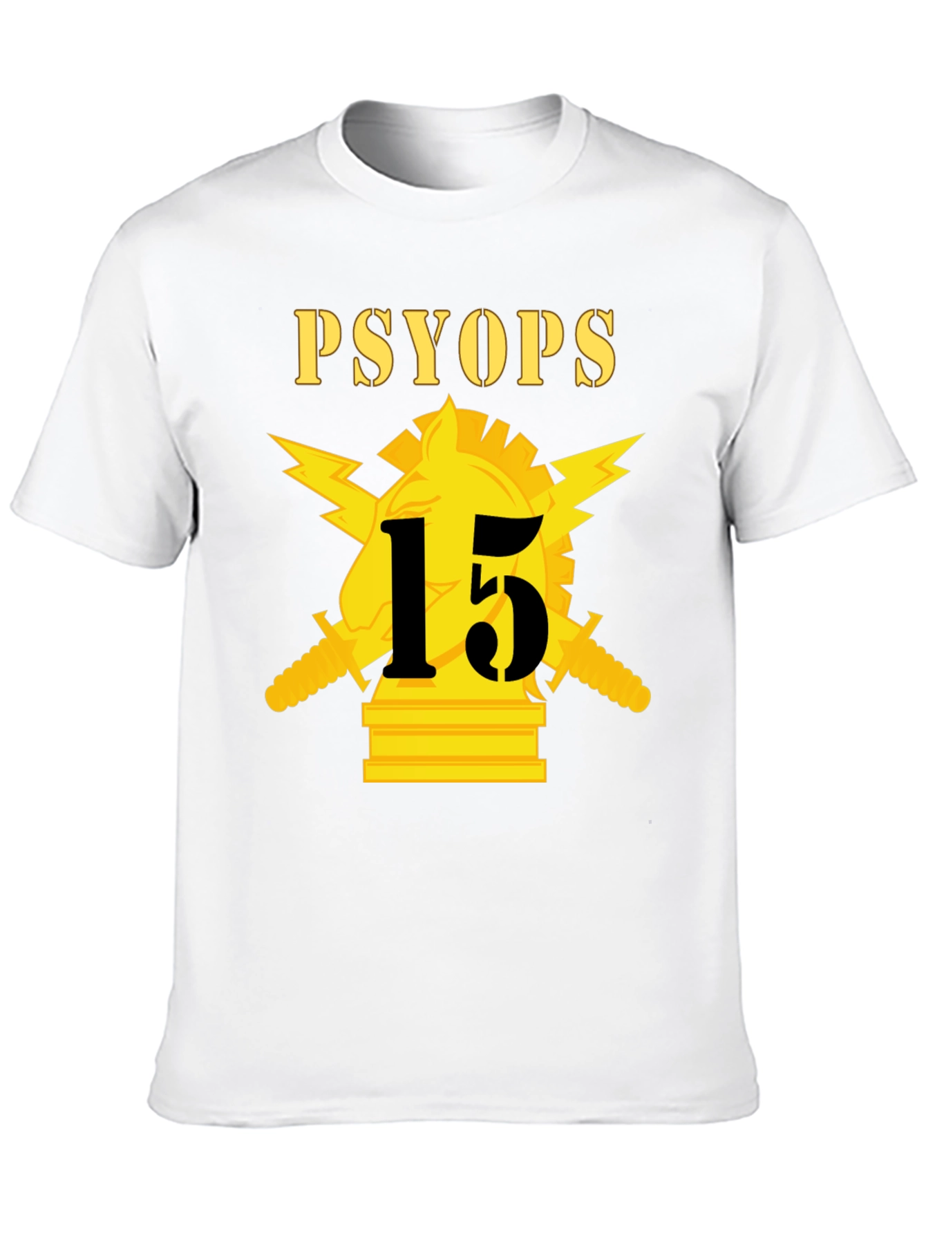Camiseta PSYOP con diseño militar táctico
