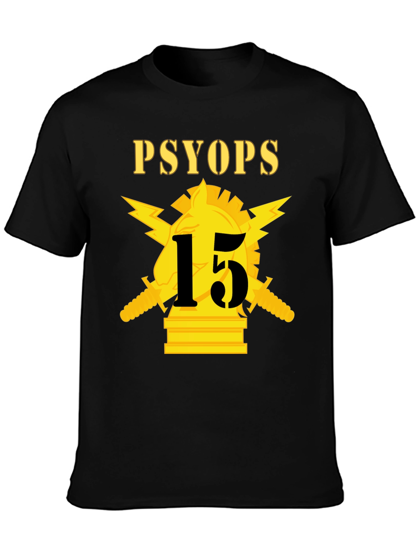 Camiseta PSYOP con diseño militar táctico