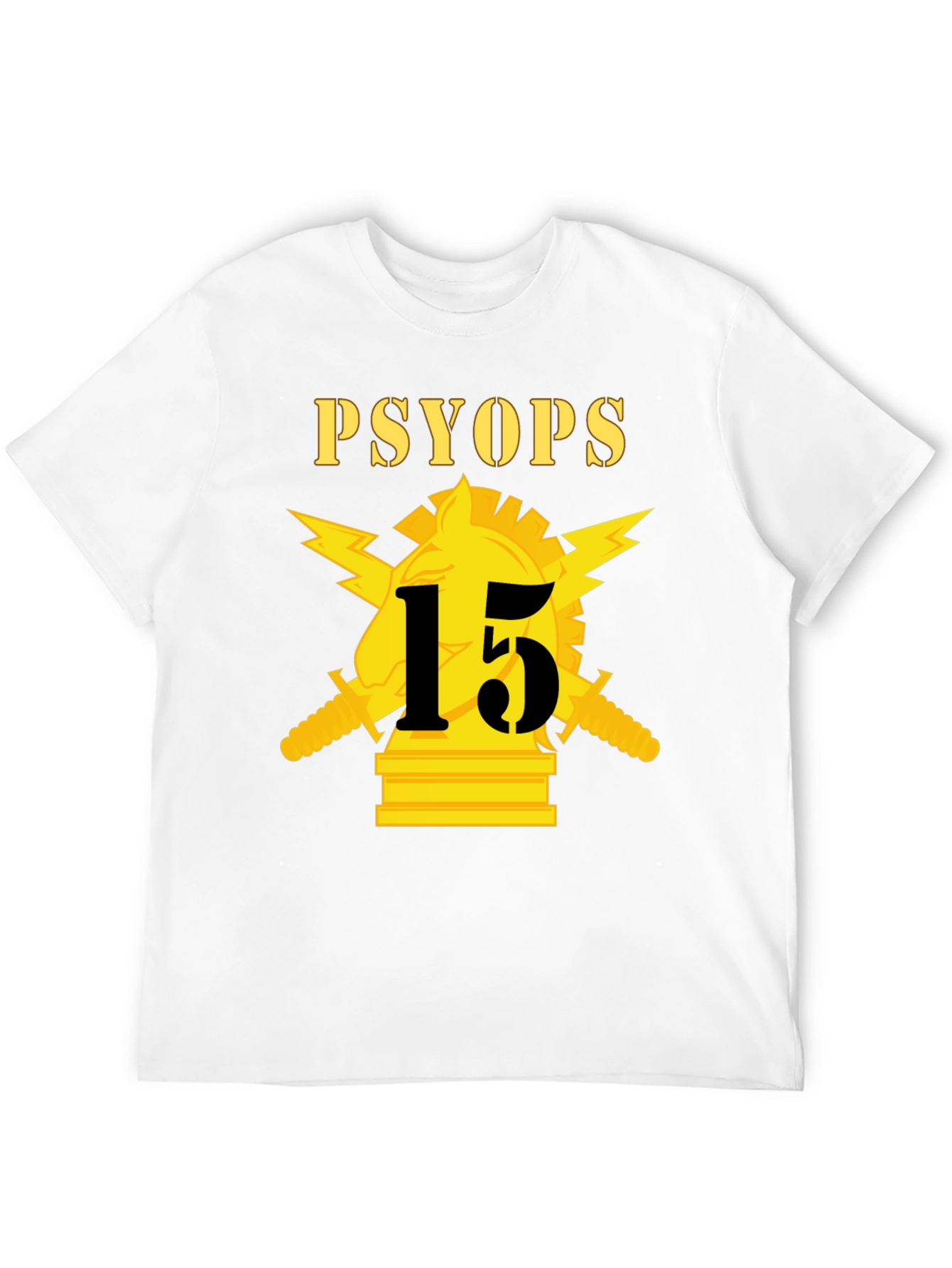 Camiseta PSYOP con diseño militar táctico