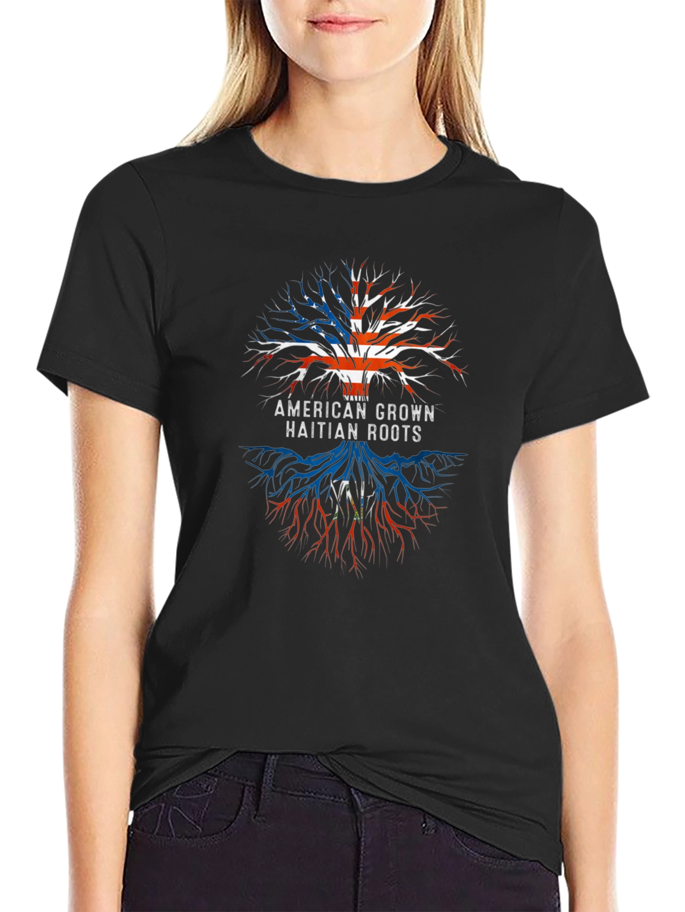 Camiseta Raíces Americanas Haitianas
