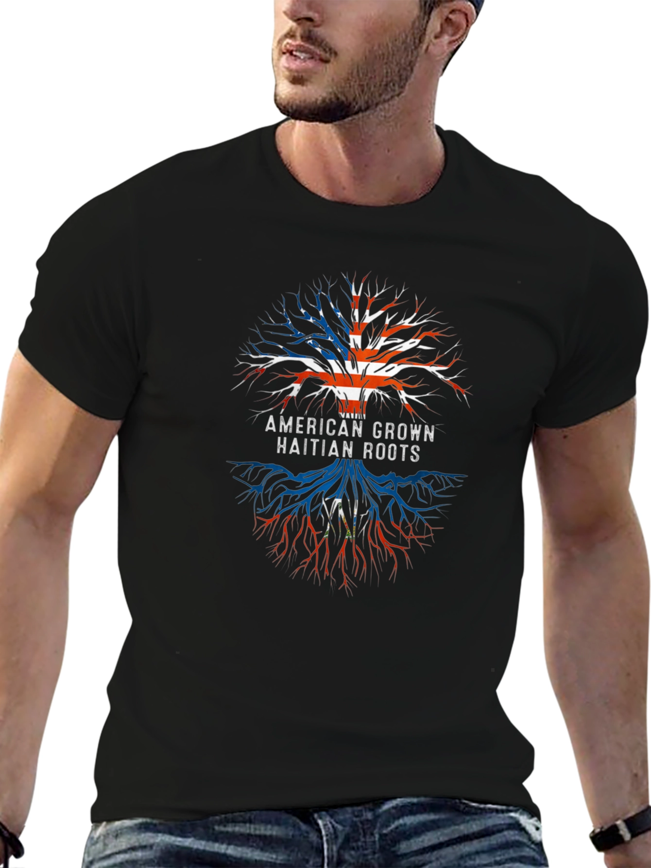 Camiseta Raíces Americanas Haitianas