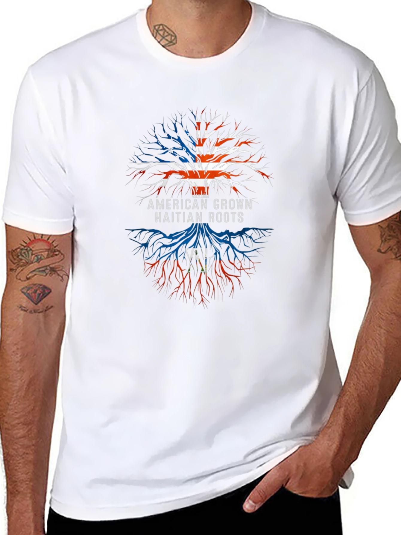 Camiseta Raíces Americanas Haitianas