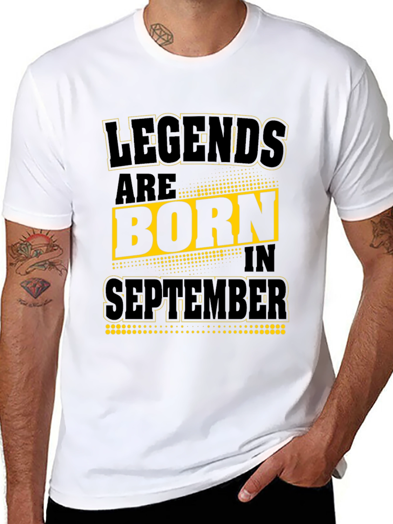 Camiseta Negra: Leyendas nacen en Septiembre