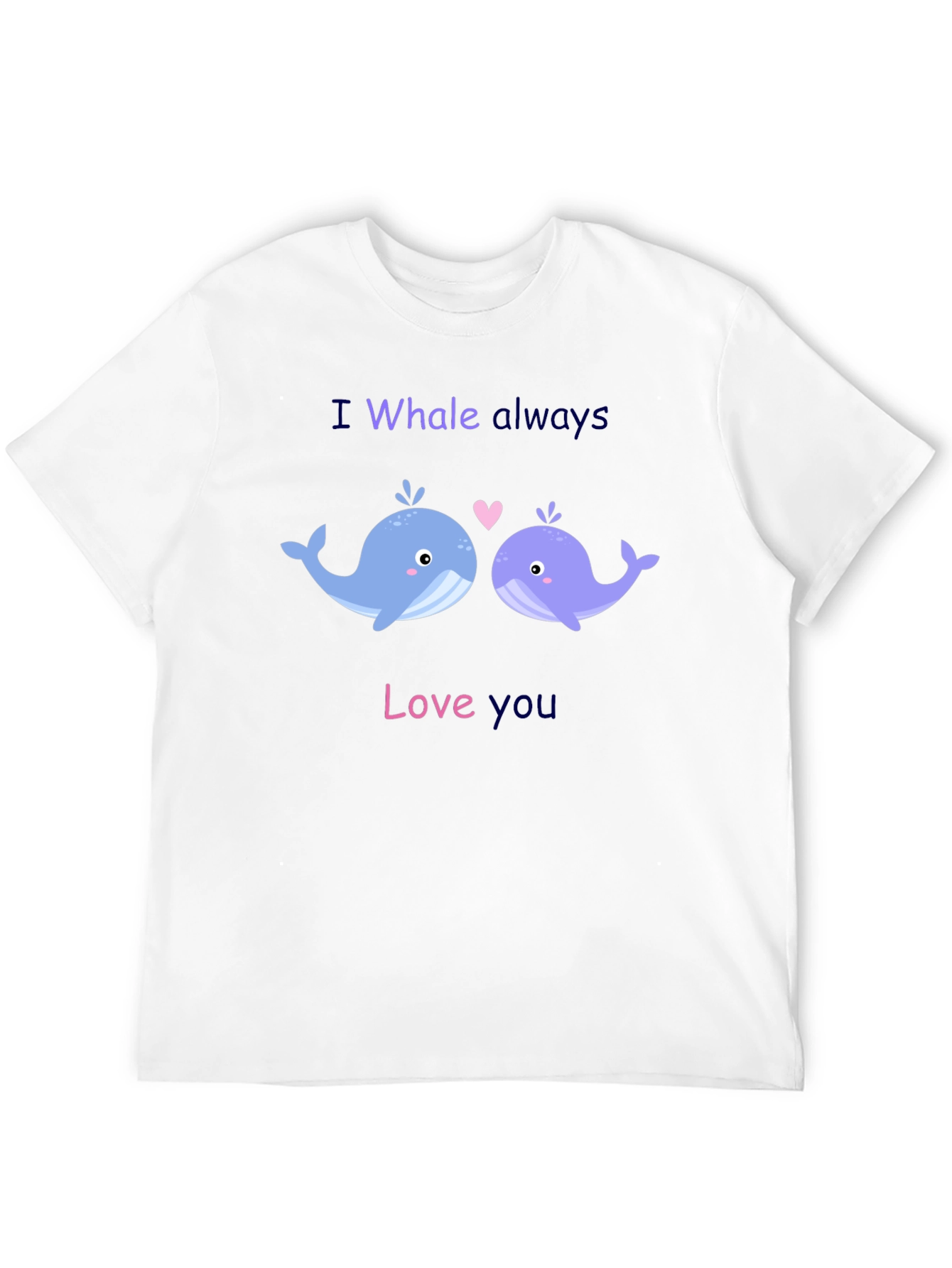 Camiseta Negra I Whale Always Love You