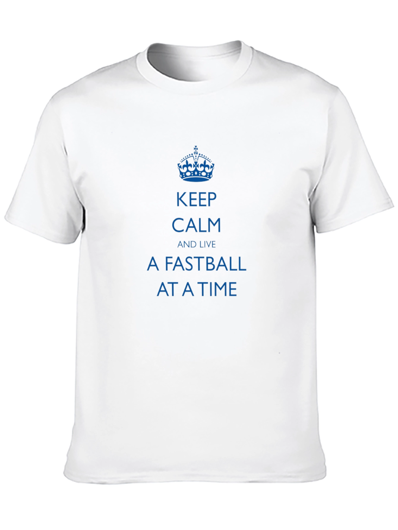 Camiseta Negra: Keep Calm and Live a Fastball